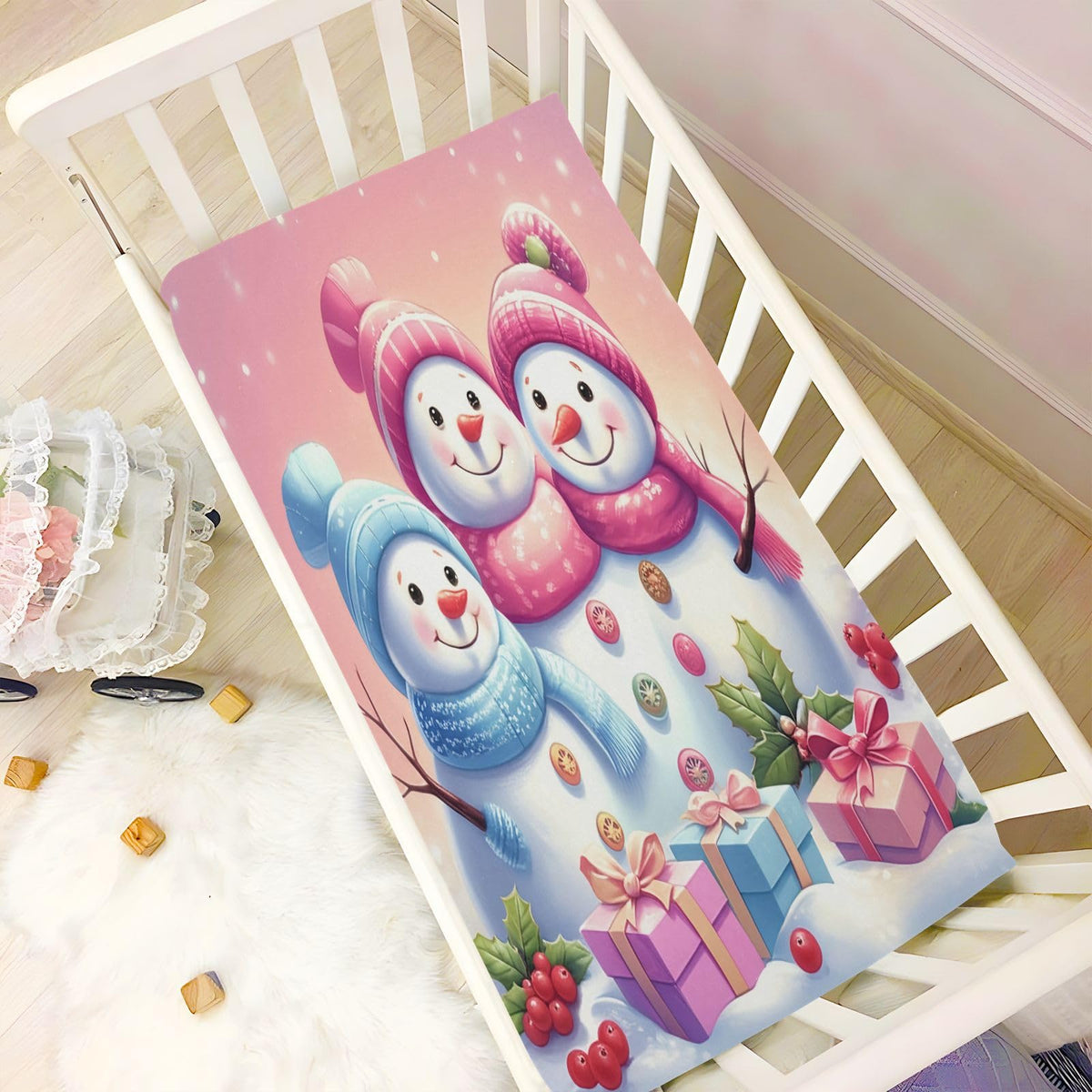 Colorful Crib Sheet 52" x 28" S971