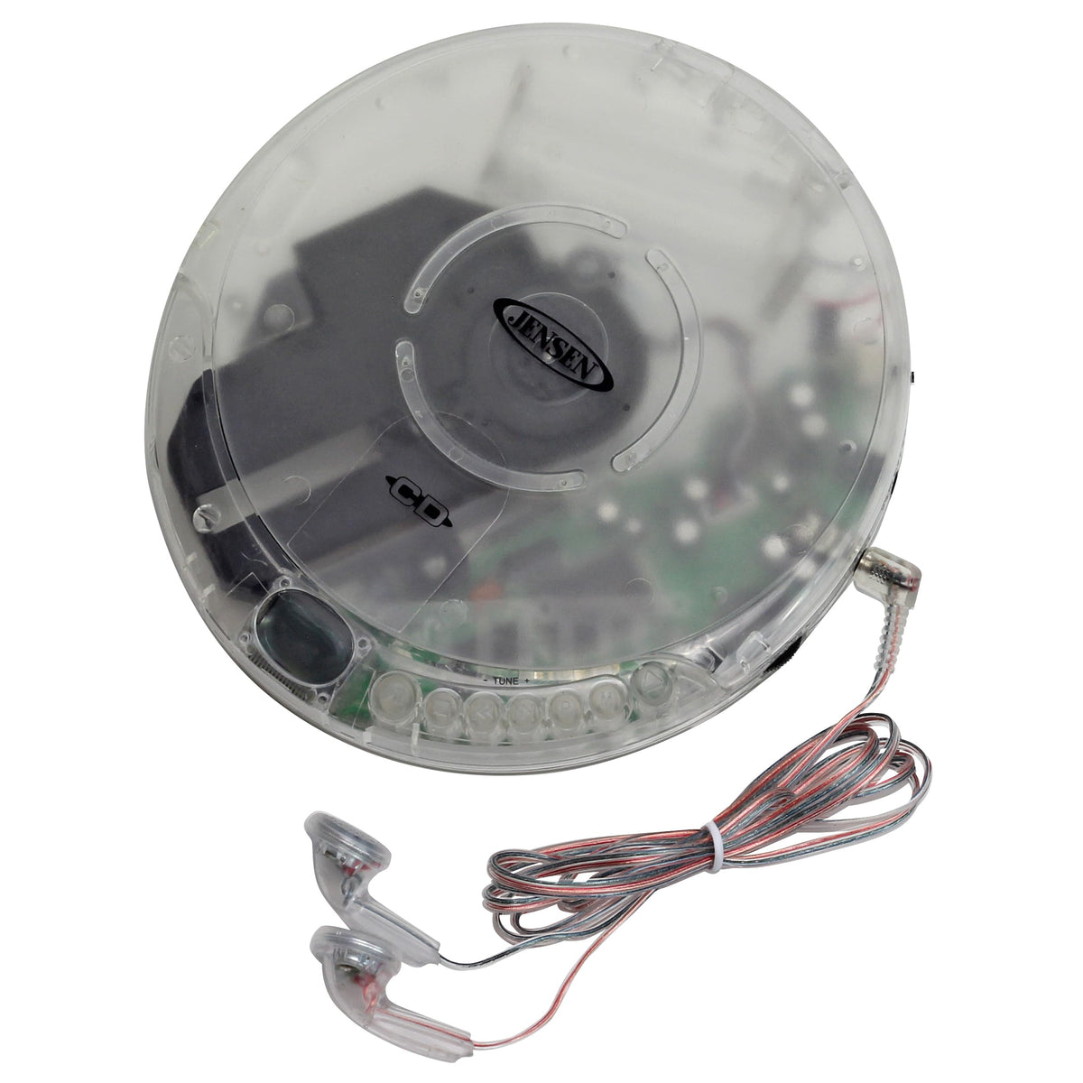 Portable CD Player Transparent Clear L2245