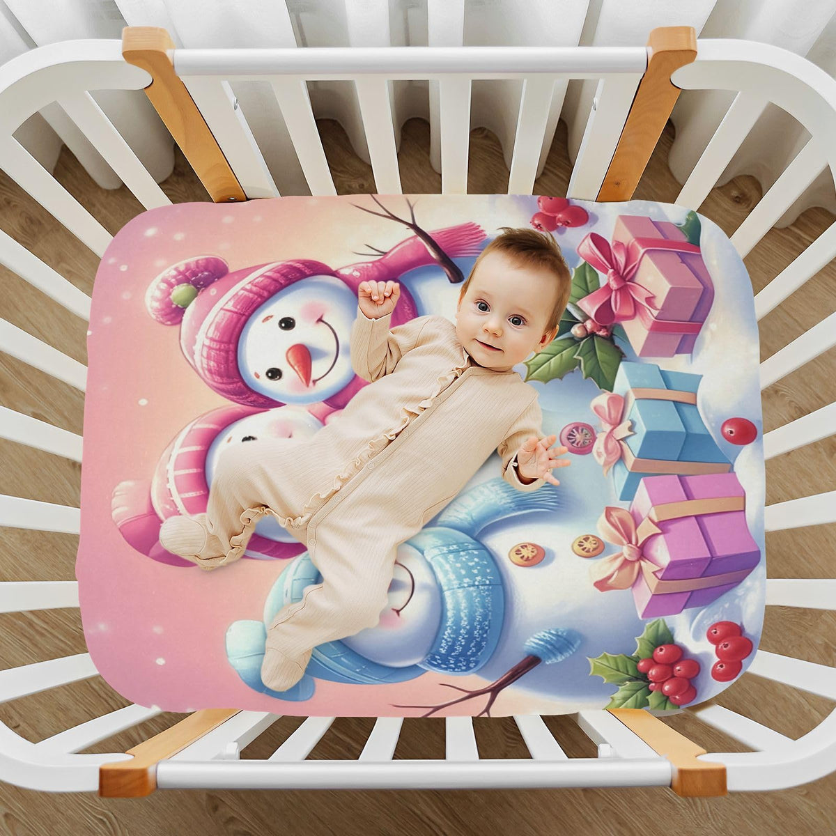 Colorful Crib Sheet 52" x 28" S971