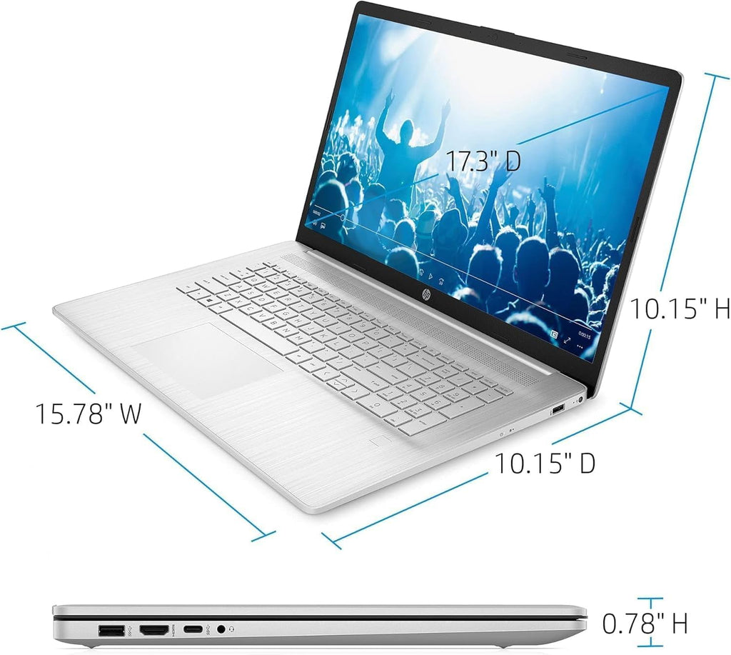 17.3" Full HD Laptop AMD Ryzen 5 16GB RAM 1TB SSD Silver J904596