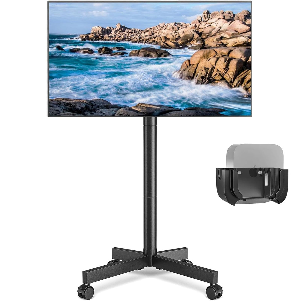 Mobile TV Cart Rolling TV Stand for 23-65 Inch Screens W989678