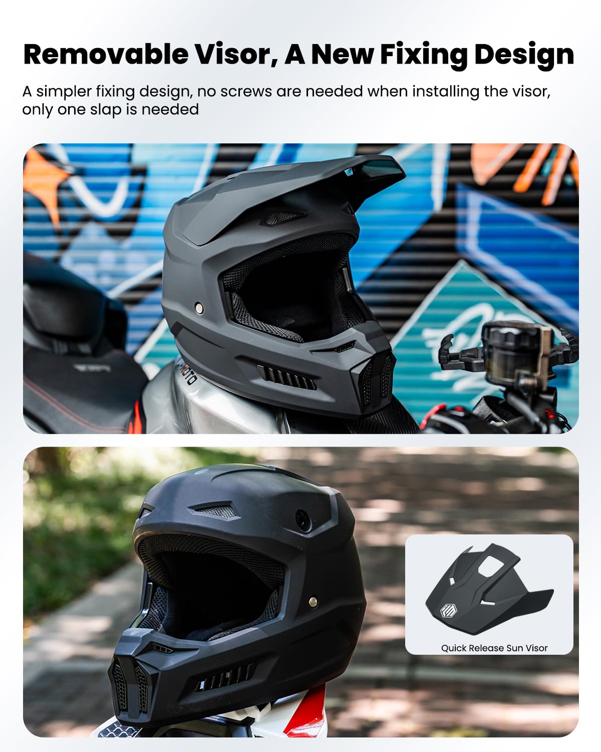 Kids Youth Full Face Dirt Bike Helmet G265