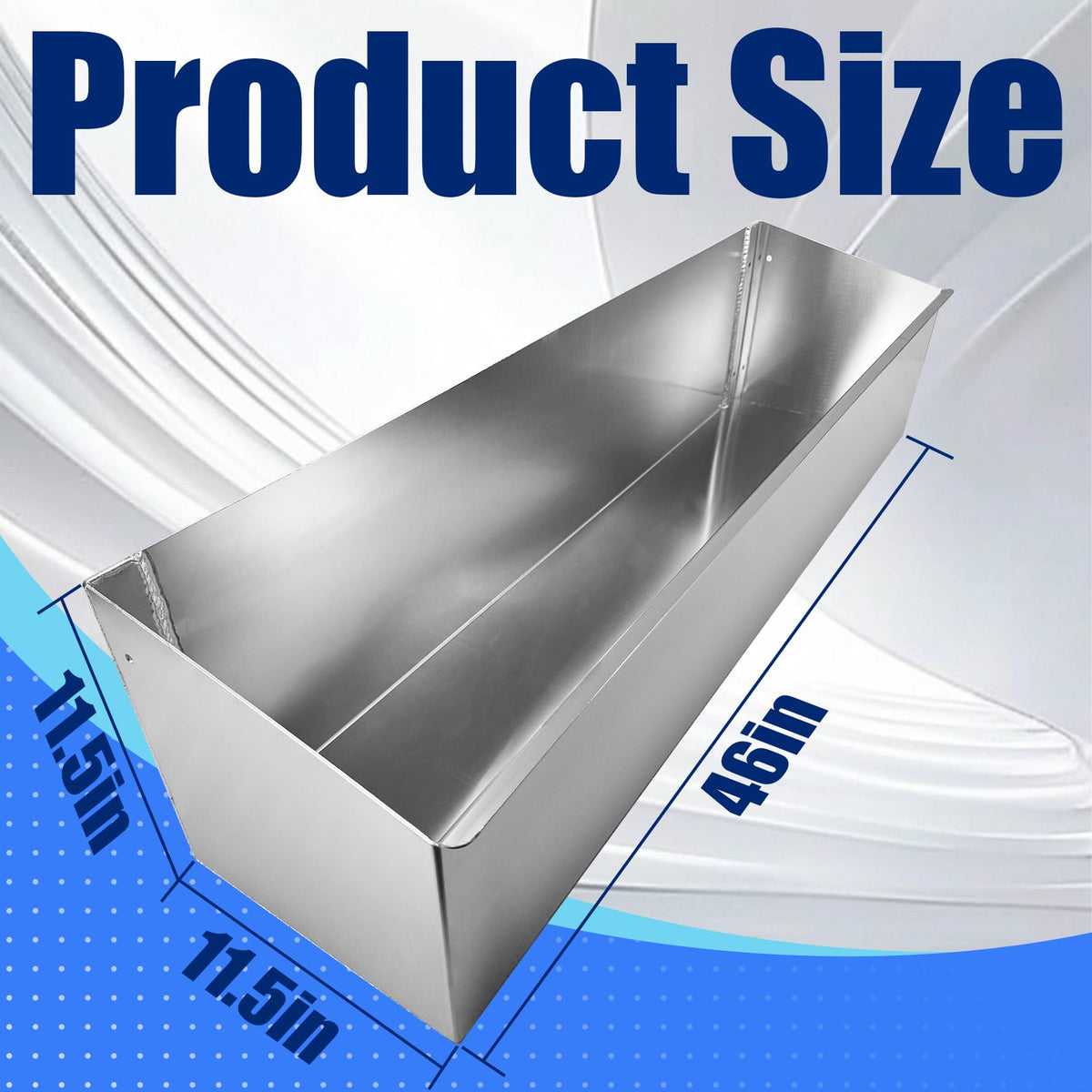 Aluminum Fuel Tank Rack 46" 4 5-Gallon Jugs Silver Z635