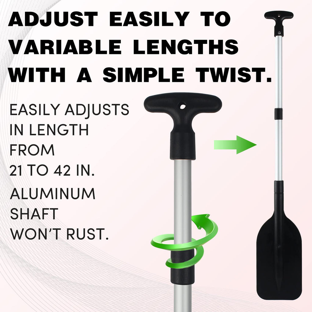 Telescoping Boat Paddle Collapsible Oar 2 Pack X74945