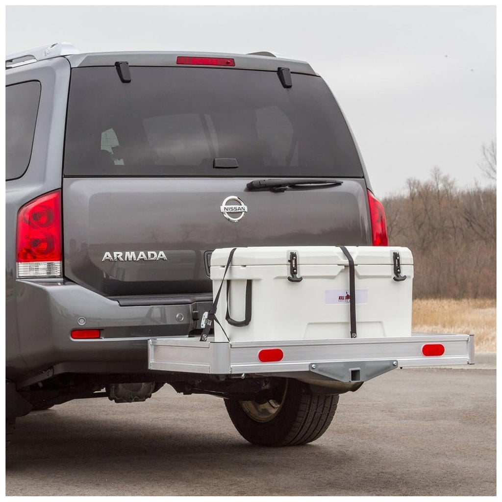 Aluminum Hitch Cargo Carrier Tray 550 lb Capacity W966526
