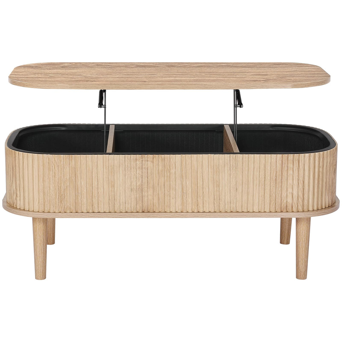 Natural Lift Top Coffee Table with Storage Y555820