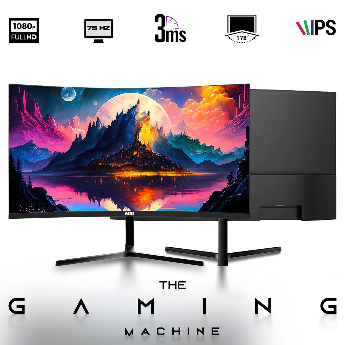 Gaming Tower PC, i5 8th Gen, 16GB RAM, 256GB Nvme W90940