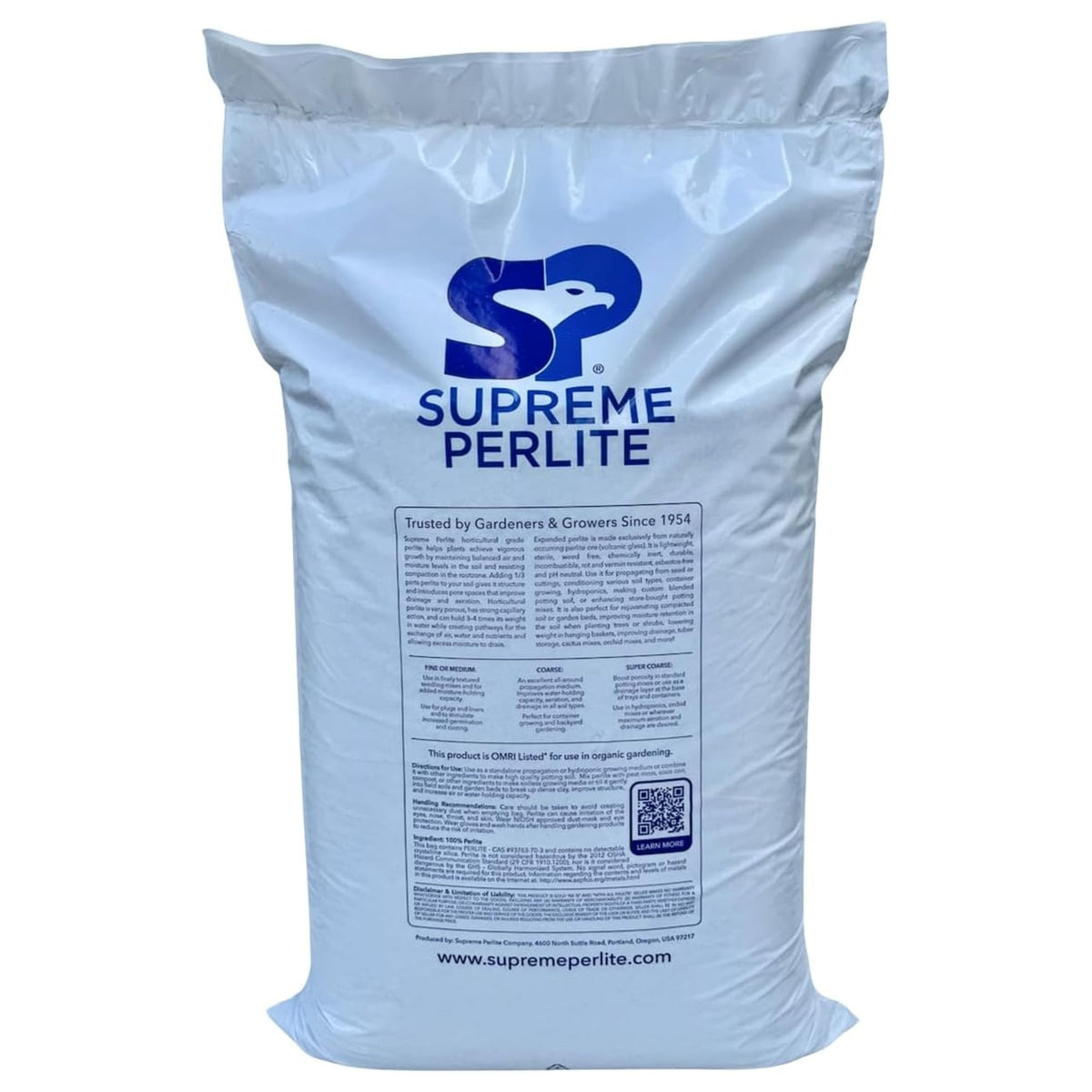 Perlite Coarse Horticultural Soil Amendment, 4 Cu Ft S22048