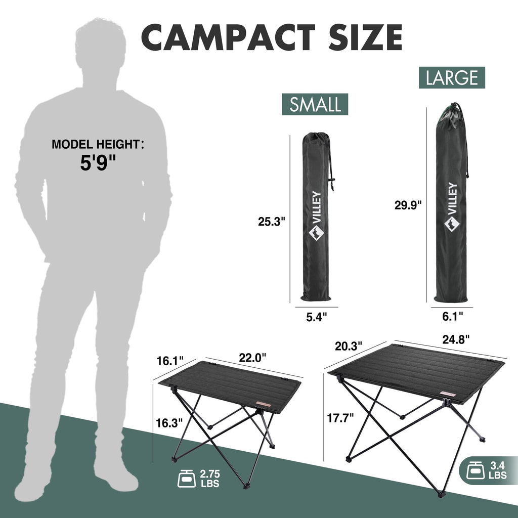 Folding Camping Table with Carry Bag E383