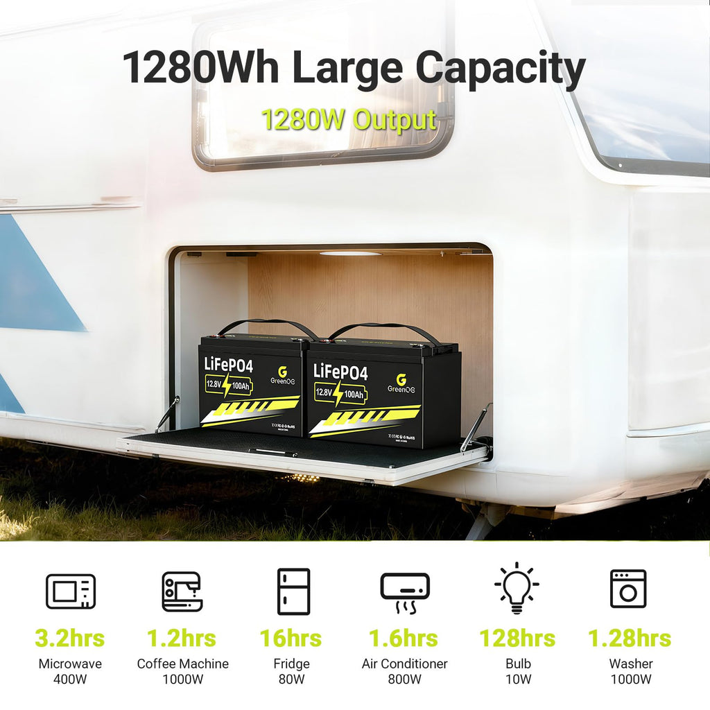 12V 100Ah LiFePO4 Deep Cycle Battery K8455