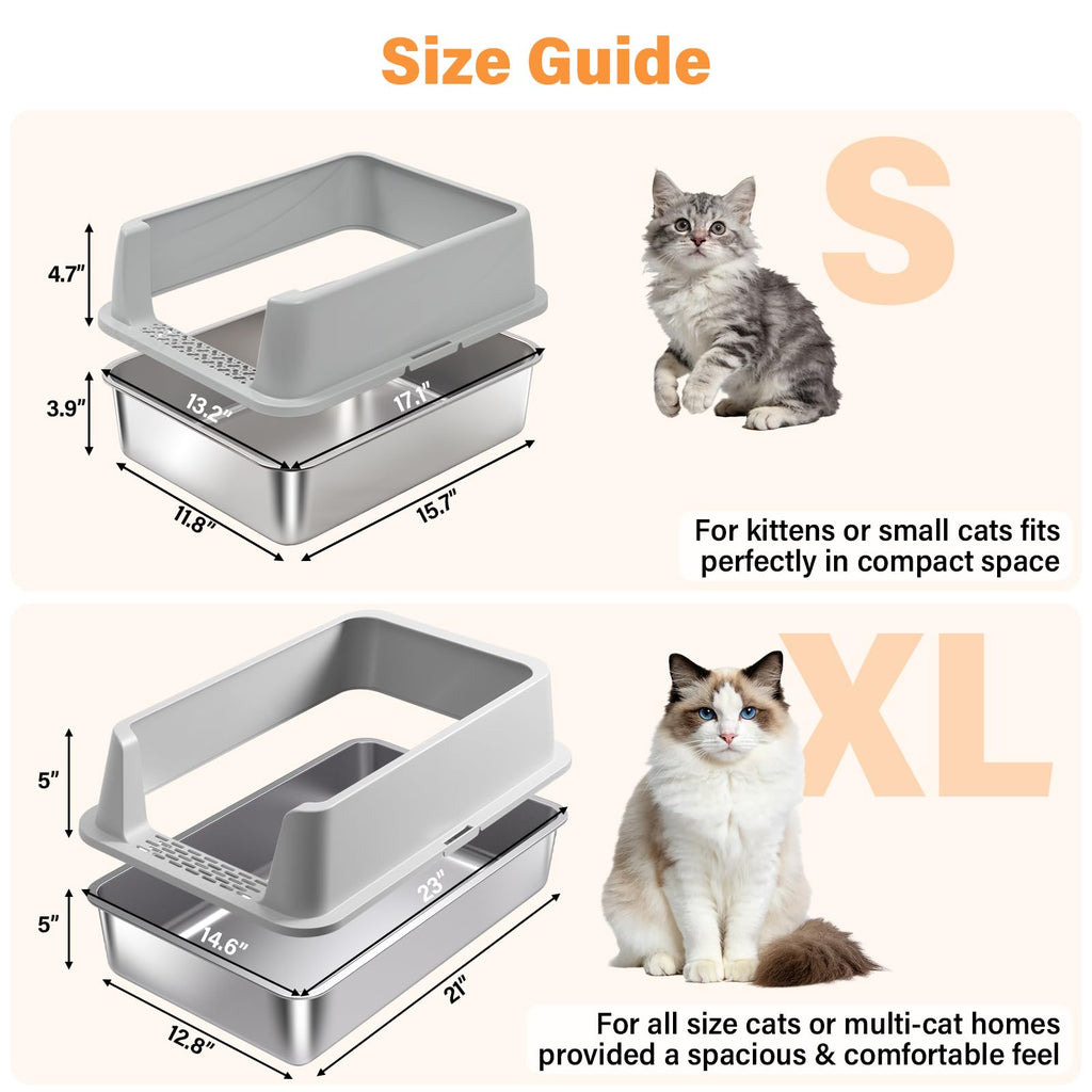 Stainless Steel Cat Litter Box N322282