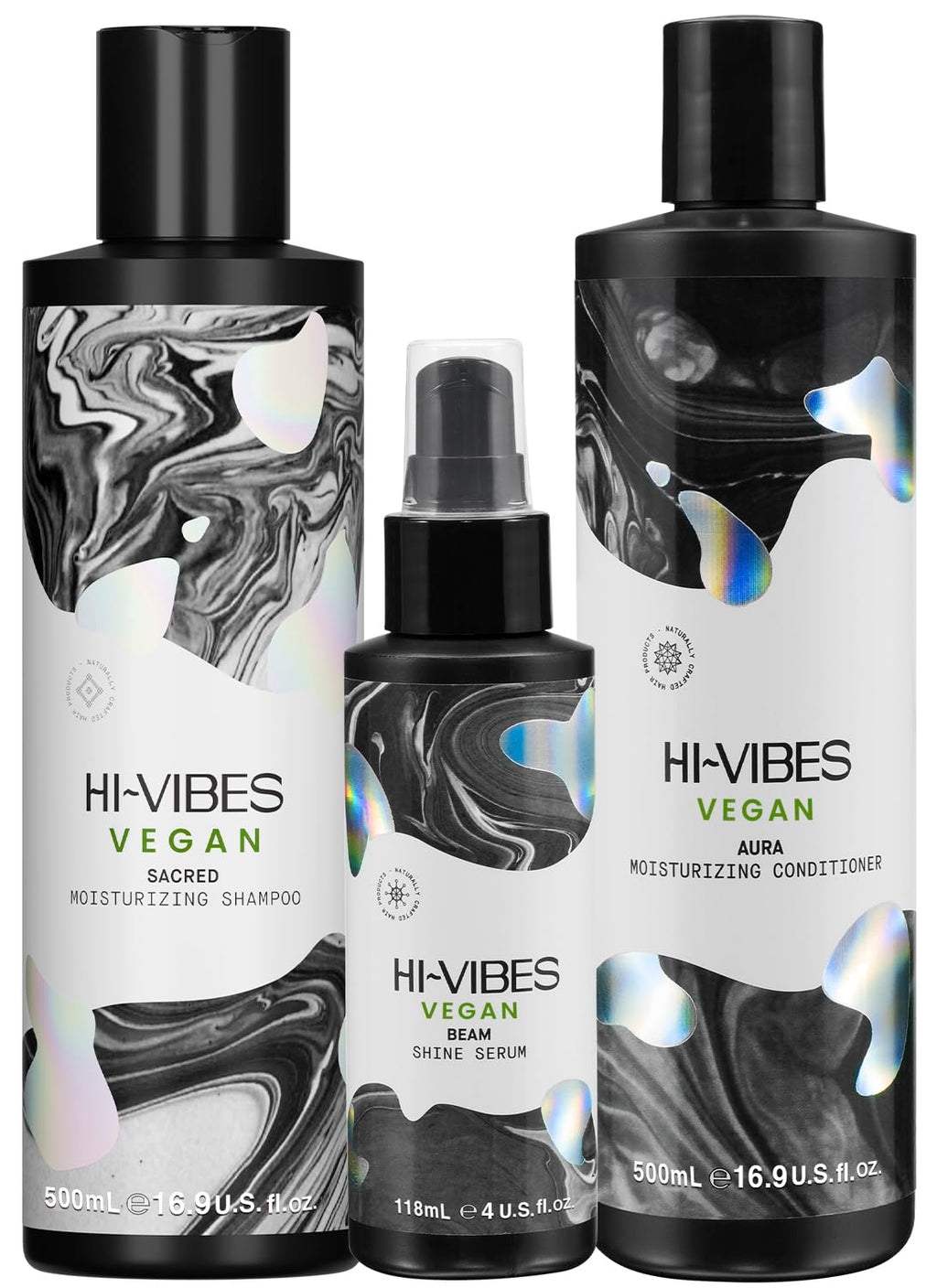 Vegan Argan Oil Shampoo Conditioner and Serum Set Q821