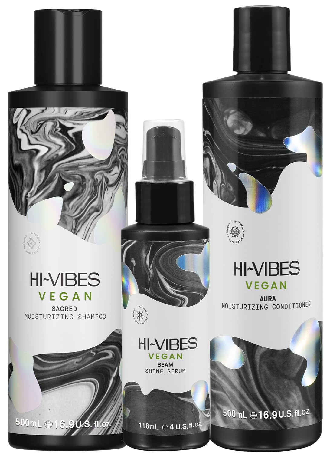 Vegan Argan Oil Shampoo Conditioner and Serum Set Q821