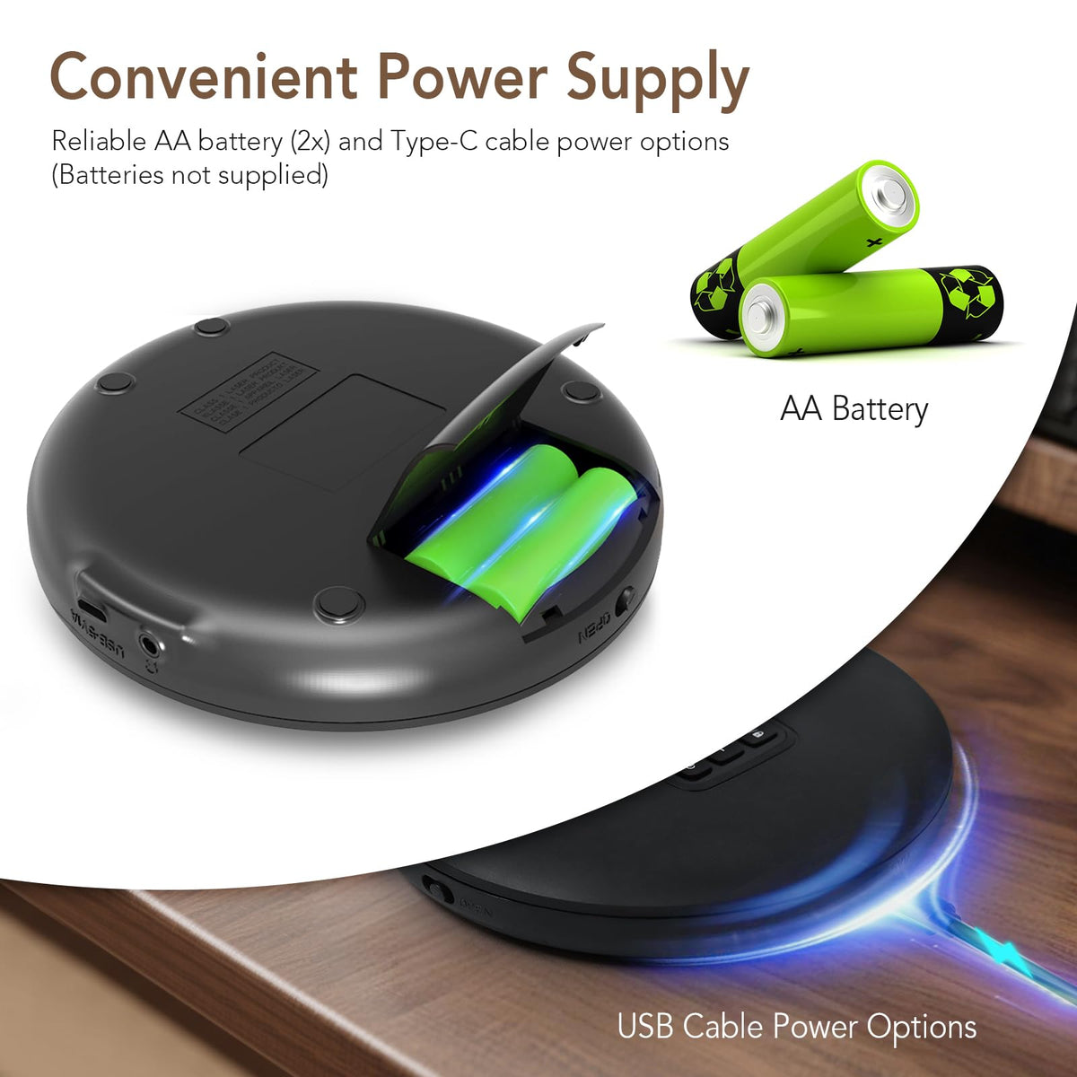 Portable CD Player with Anti-Skip Protection Q984