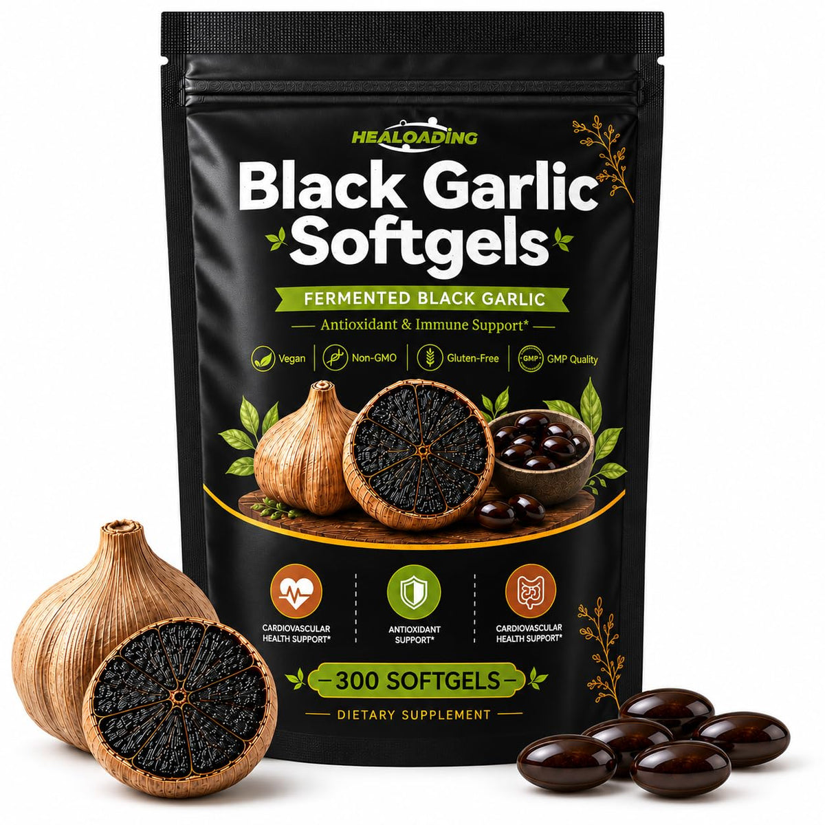 Black Garlic Softgels B943