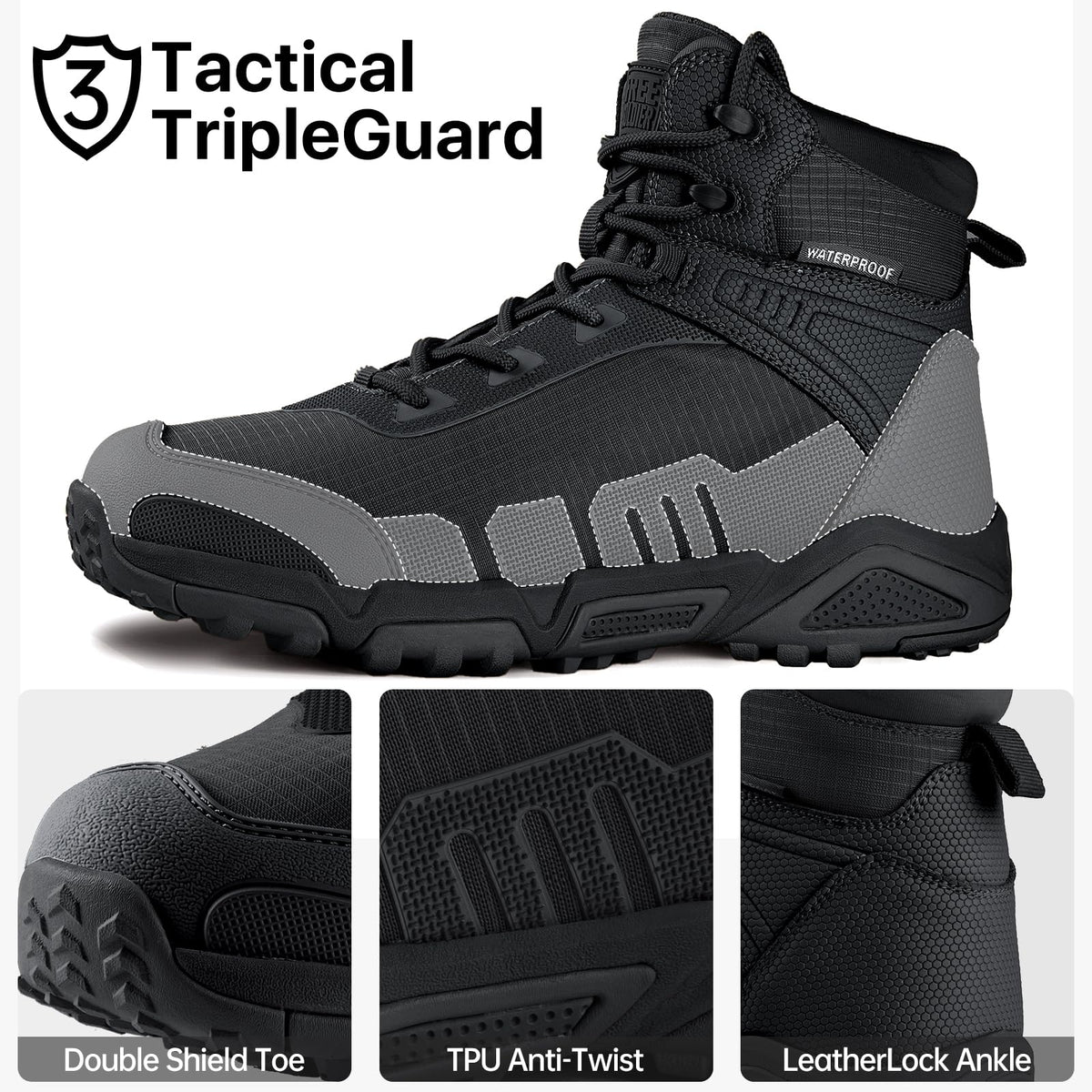 Waterproof Lightweight Tactical Work Boots C210