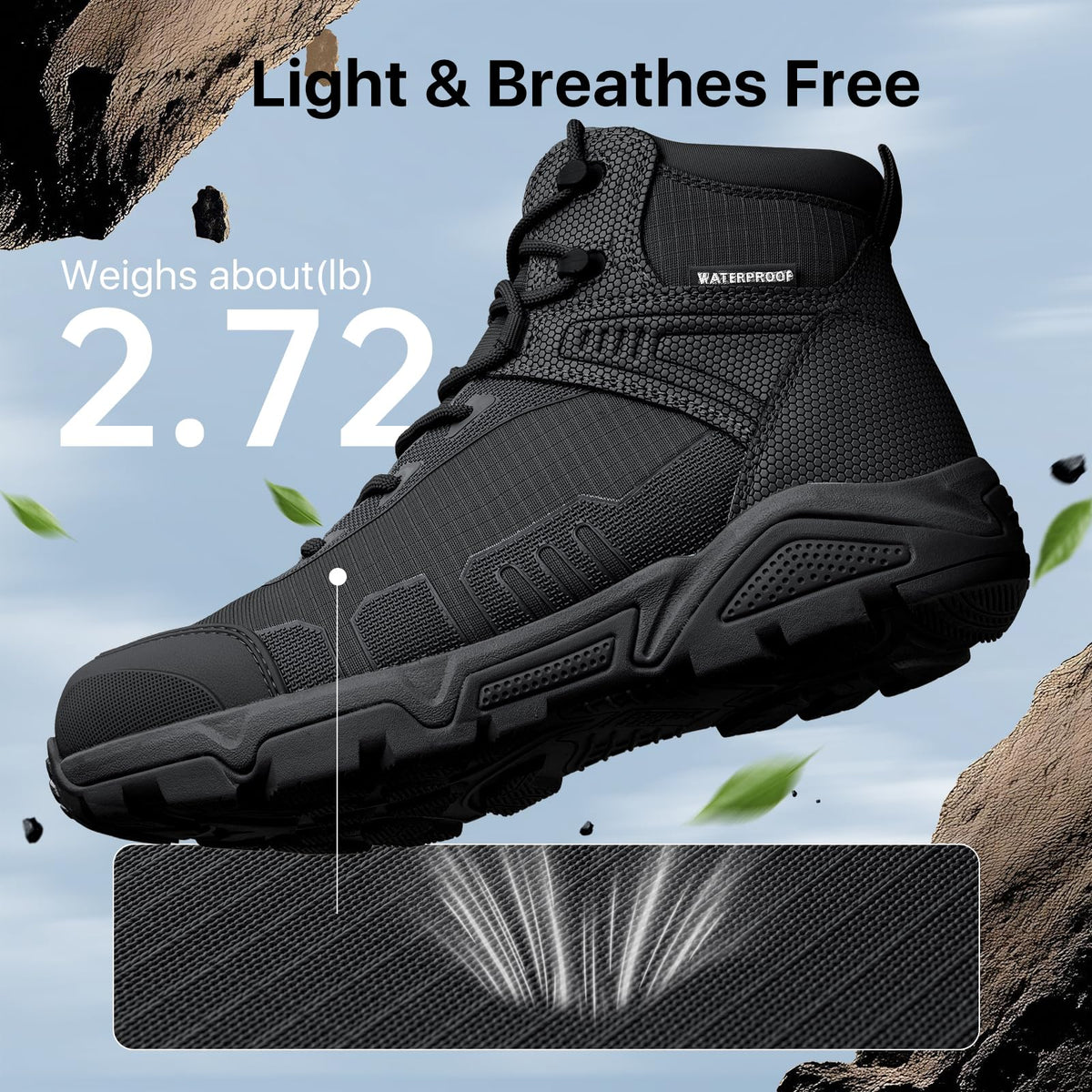 Waterproof Lightweight Tactical Work Boots C210
