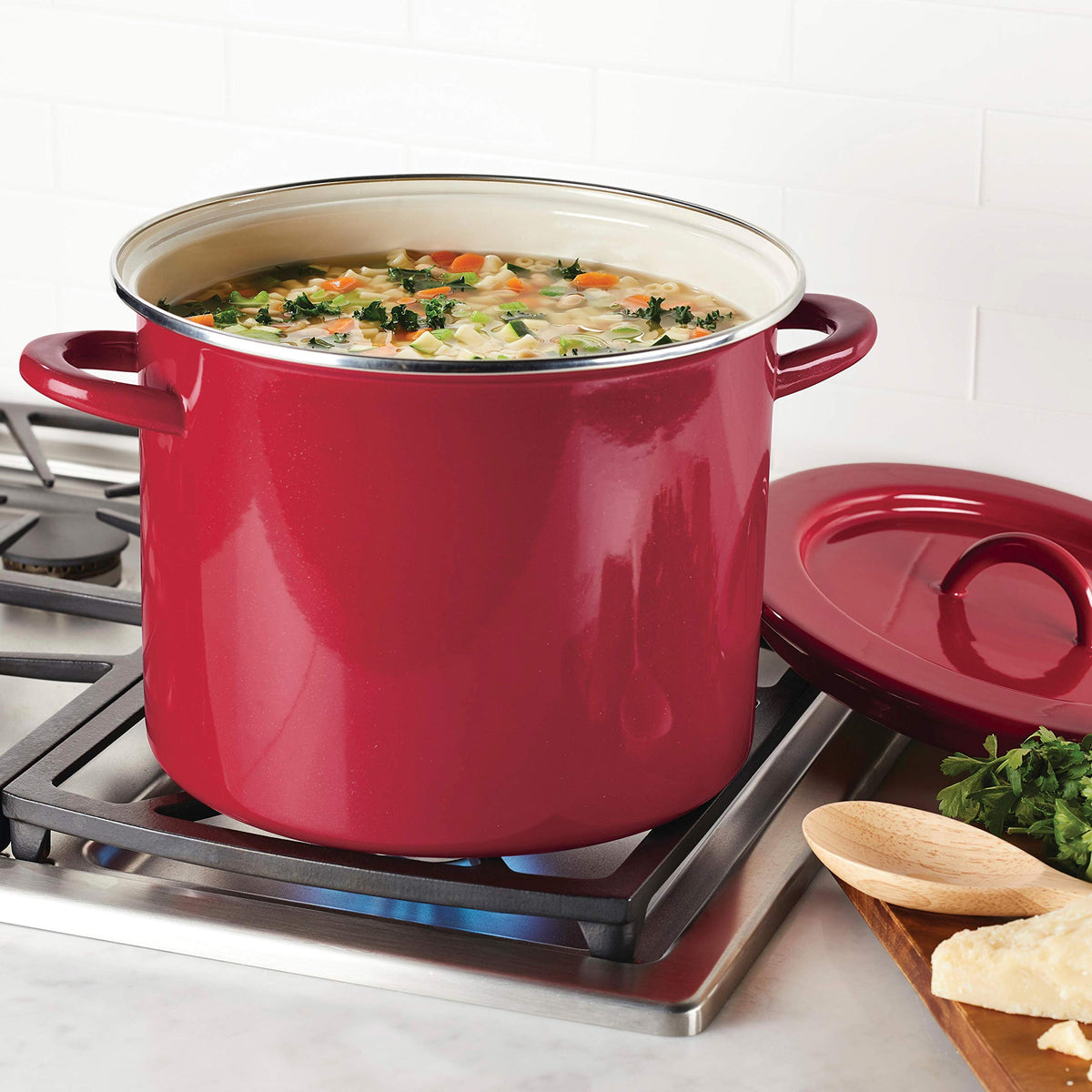 12 qt Induction Stock Pot with Lid H989053
