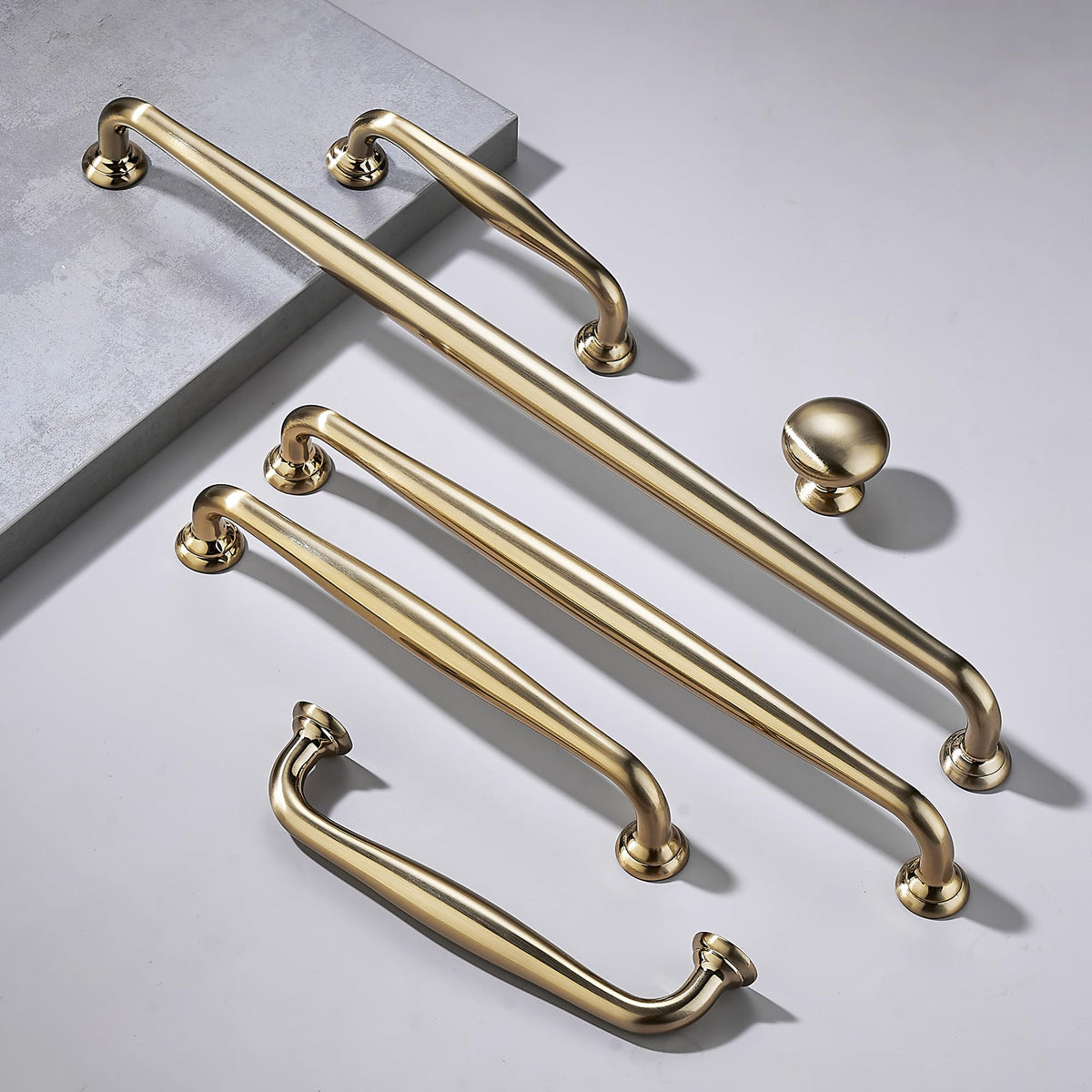 10 Pack 5" 128mm Champagne Bronze Cabinet Handles B136