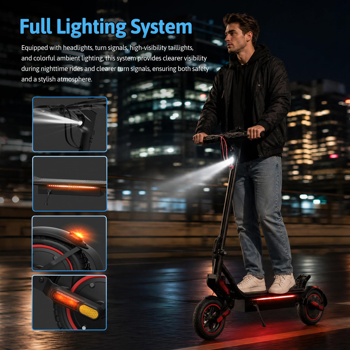 500W Electric Scooter with 10" Tires T395