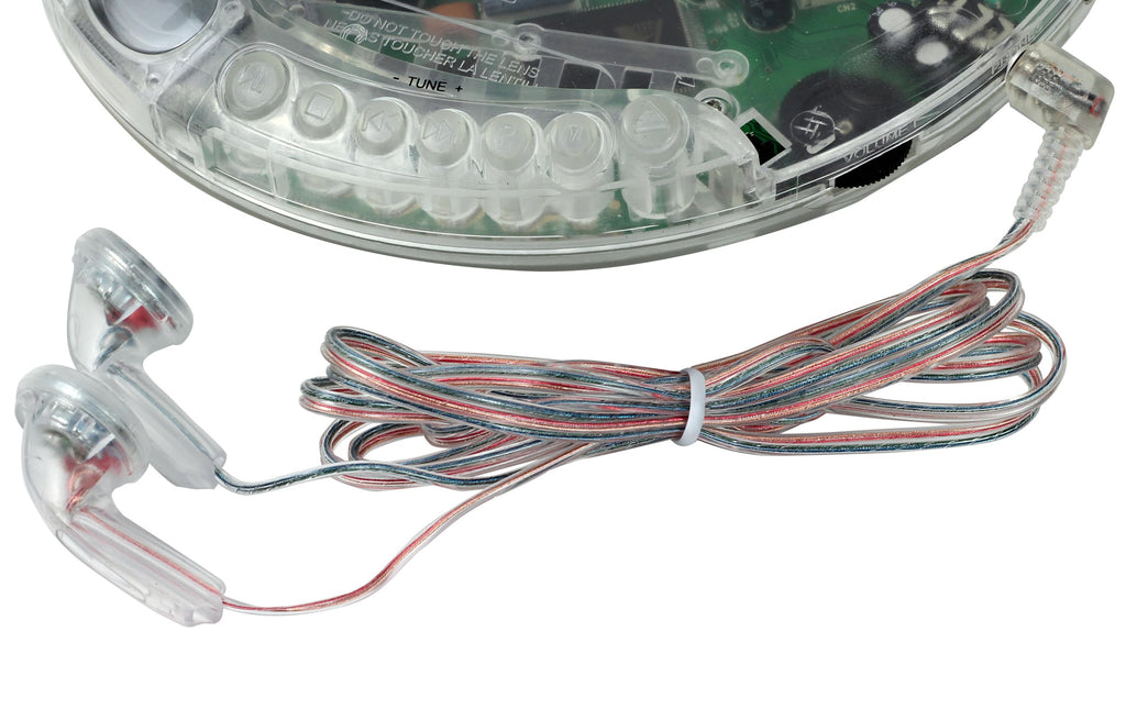 Portable CD Player Transparent Clear L2245