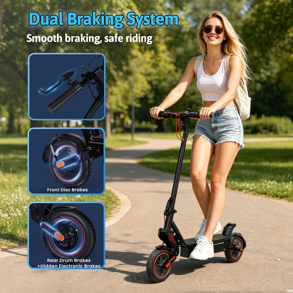 500W Electric Scooter with 10" Tires T395