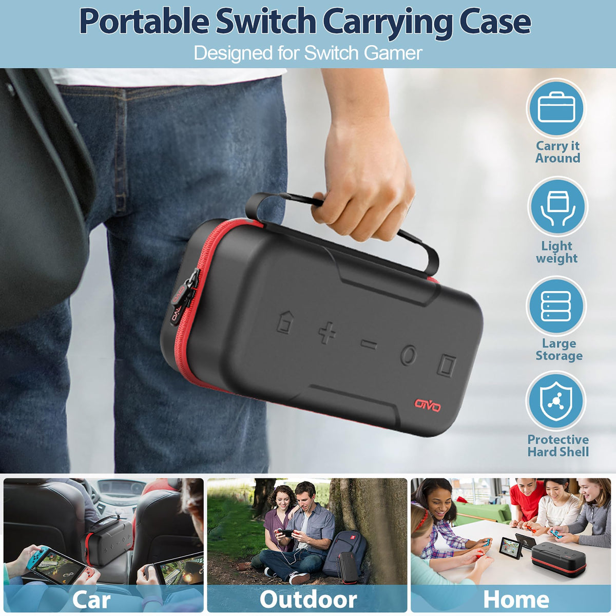 Carrying Case Compatible with Nintendo Switch/OLED Model H935