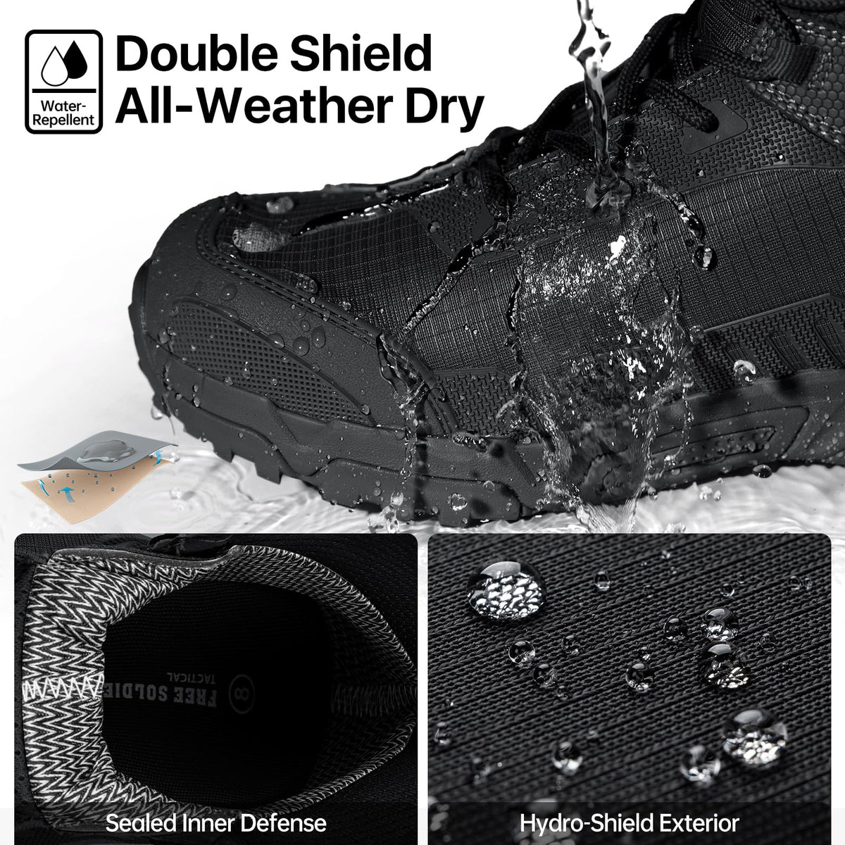 Waterproof Lightweight Tactical Work Boots C210