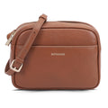 Genuine Leather Crossbody Bag with Adjustable Strap M4665