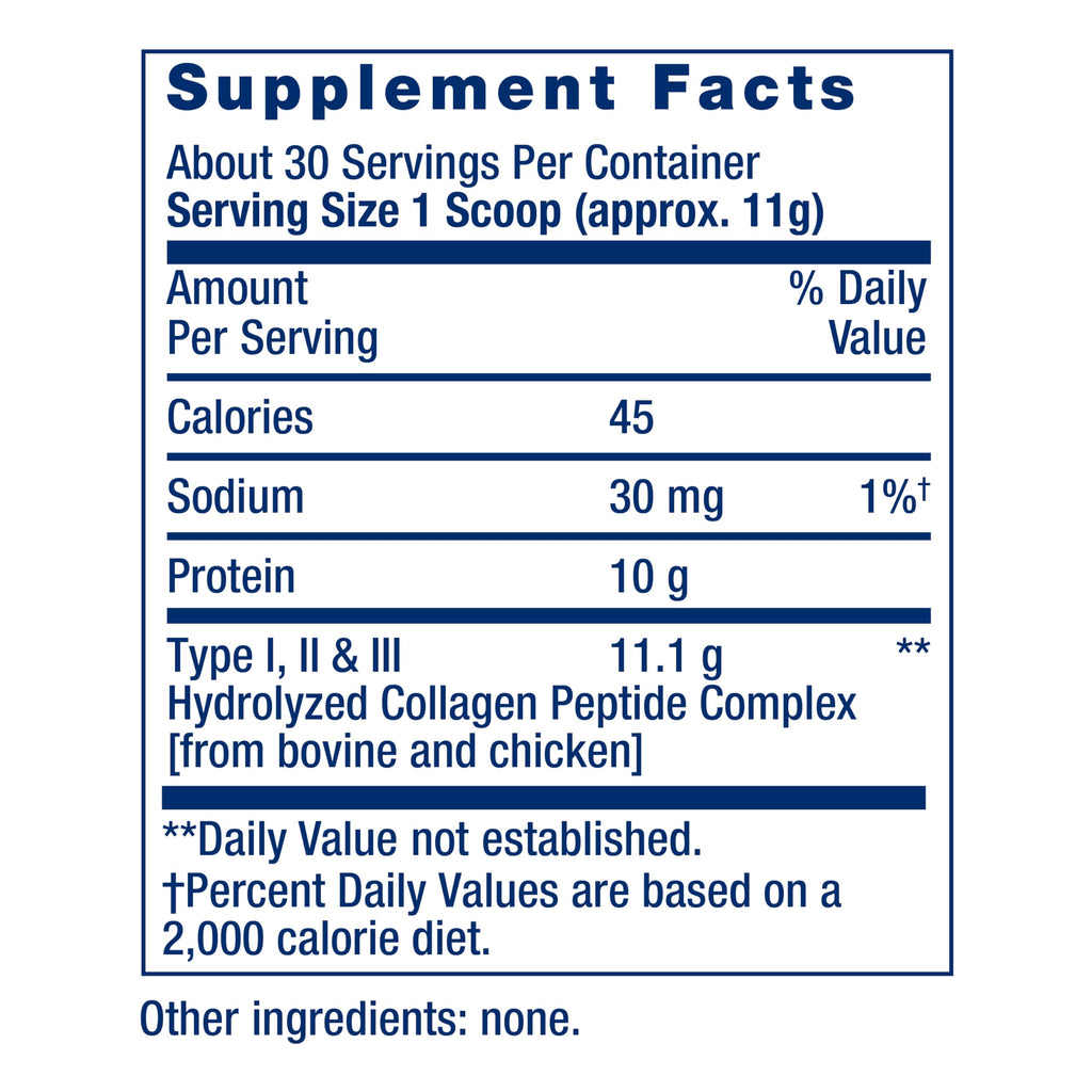 Collagen Peptides 343 Grams H100