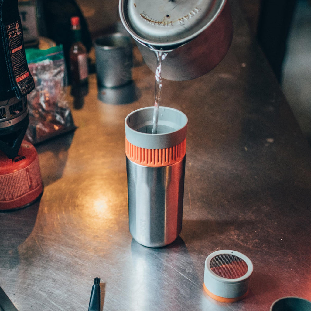 Portable Coffee Maker and Insulated Travel Mug, 10 fl oz F93037