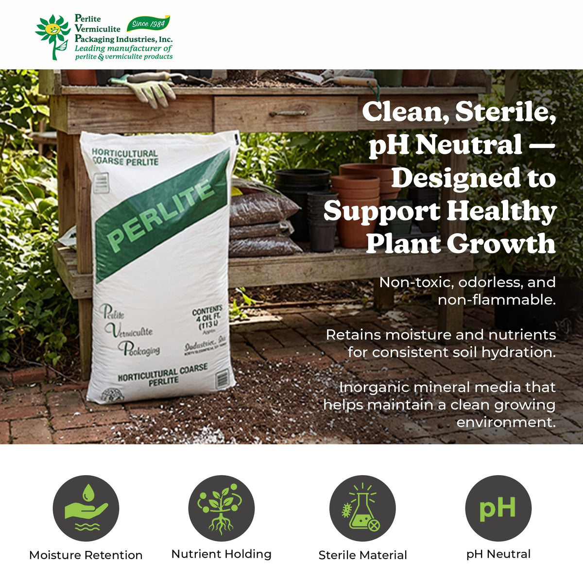 Organic Coarse Perlite 120 Qt T926