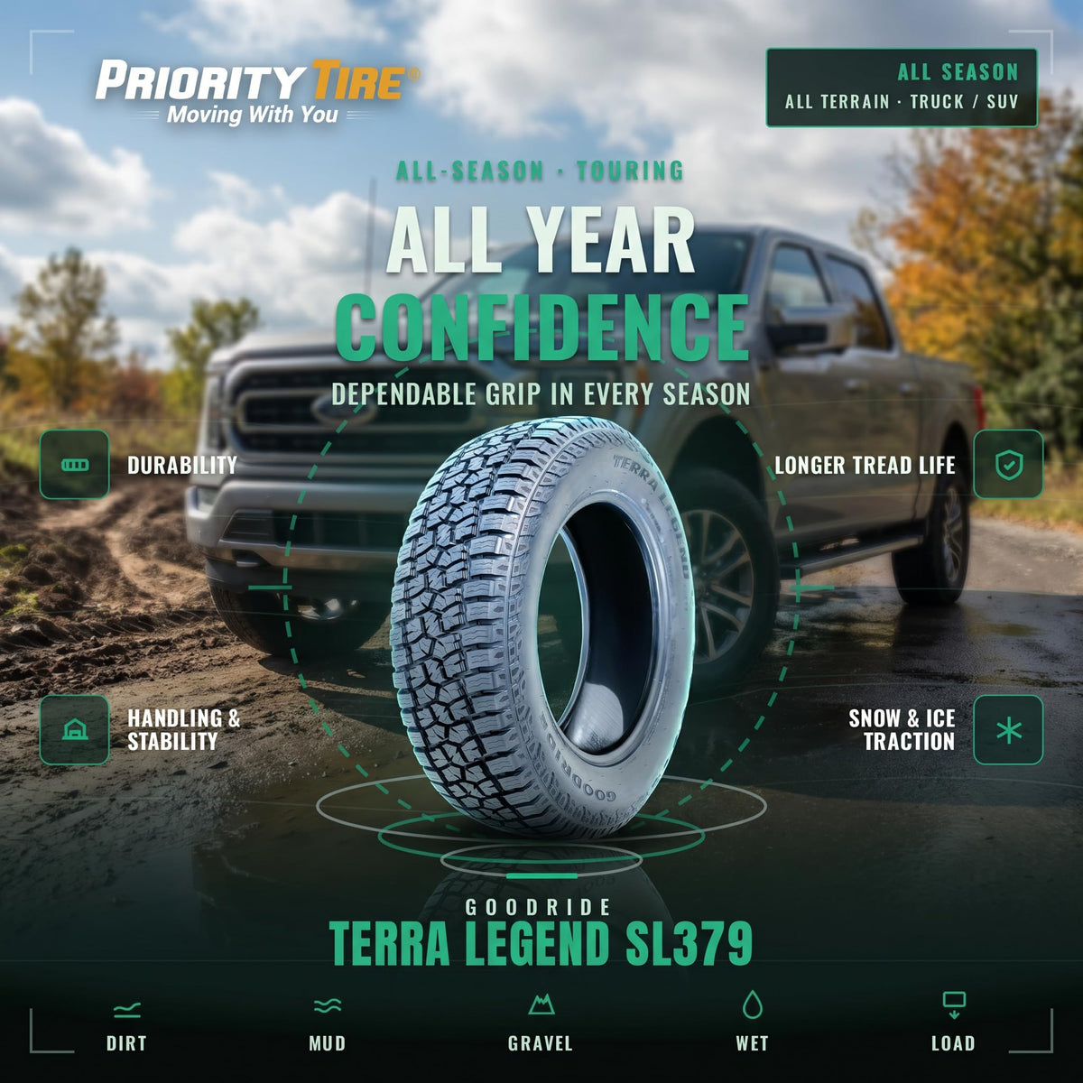 18 inch Tire P80853