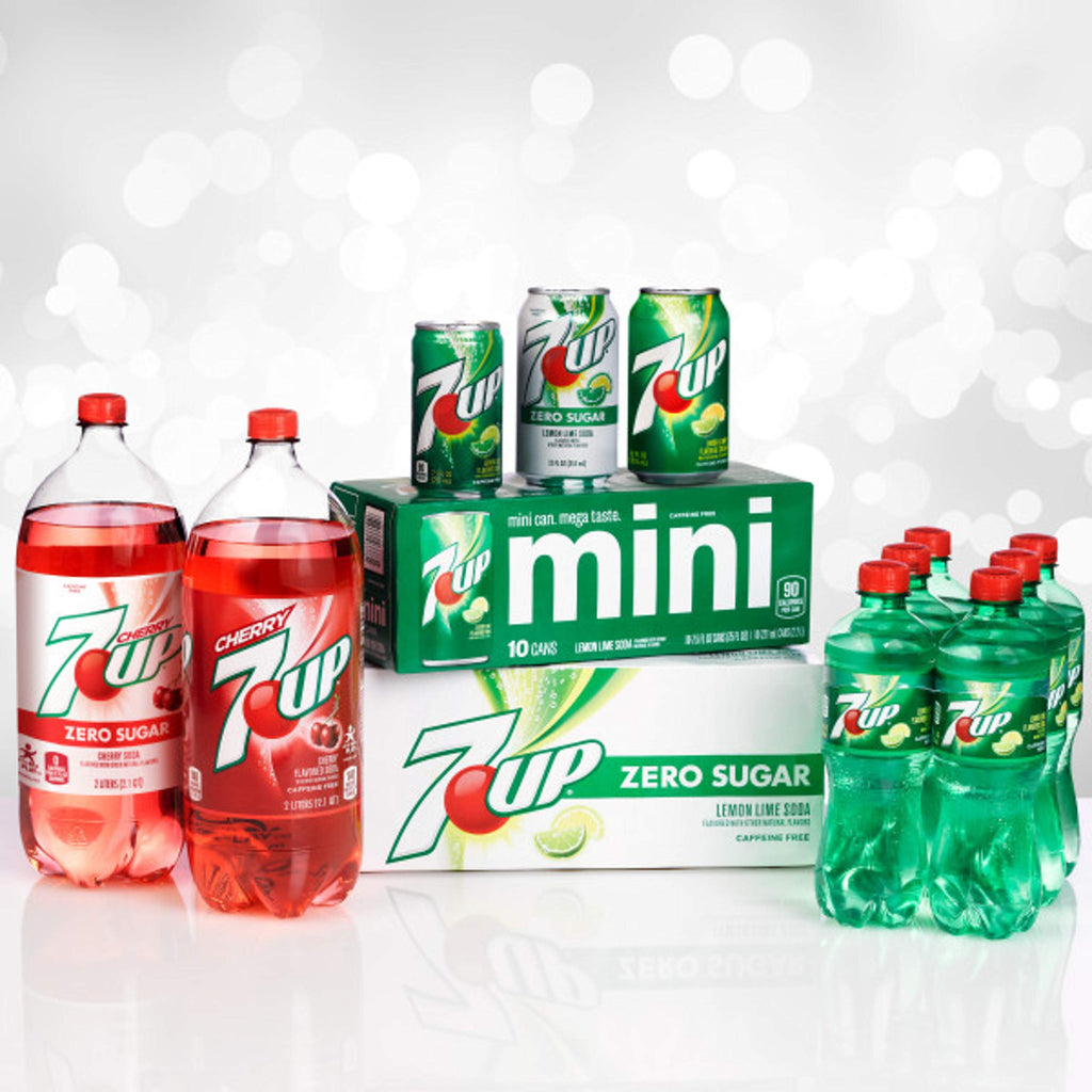 Zero Sugar 7-Up Soda, 12 Oz (Pack of 24) N287031