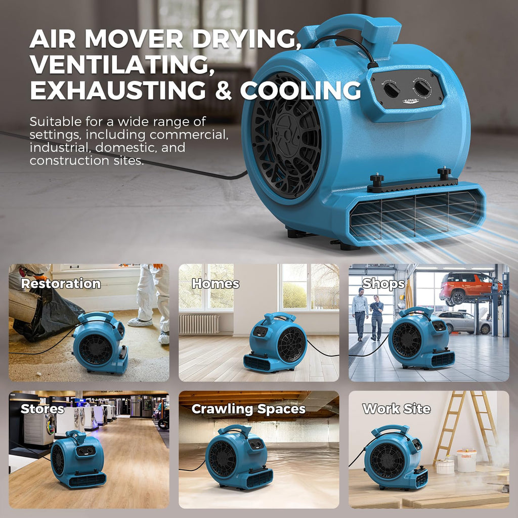 3 Speed Floor Drying Fan A828