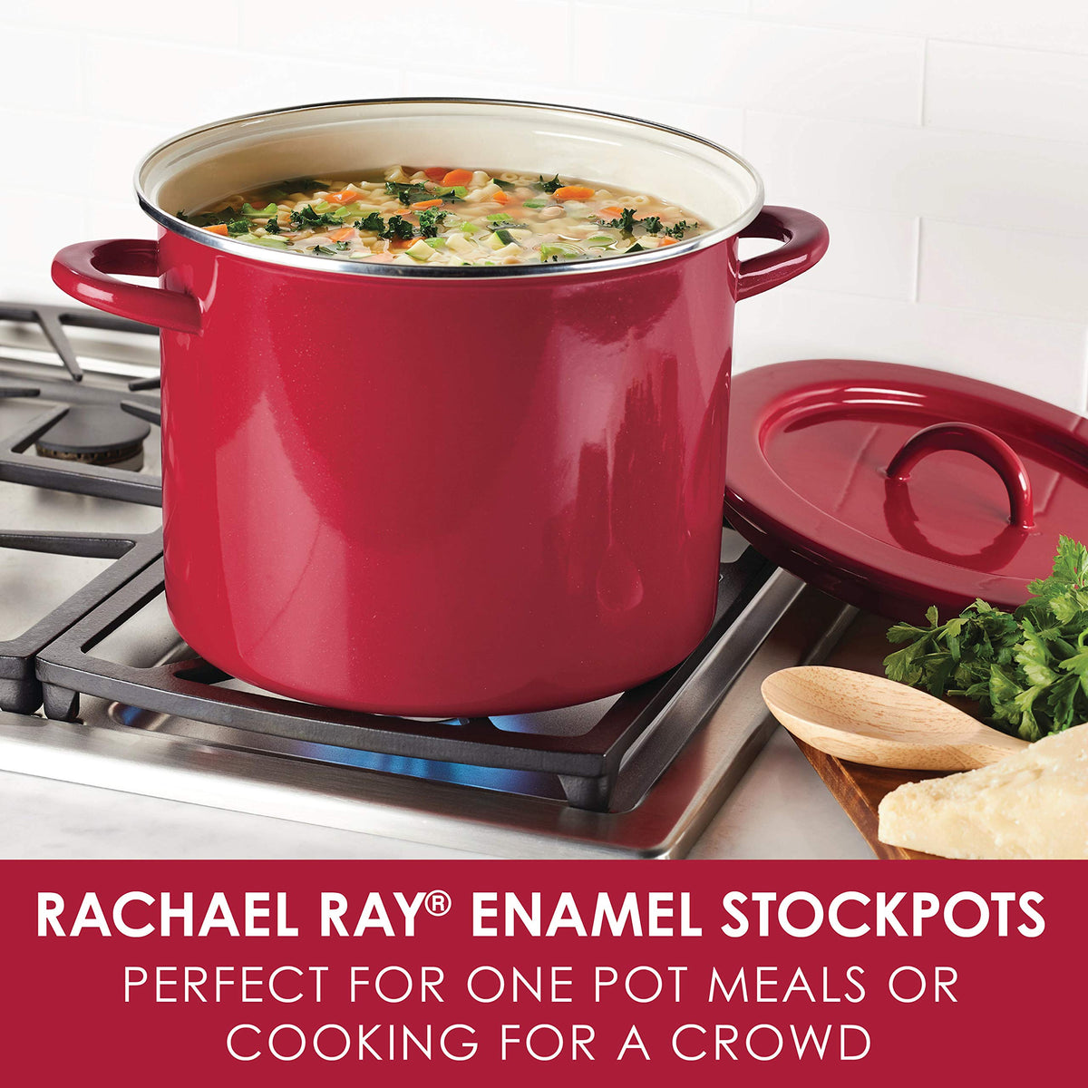 12 qt Induction Stock Pot with Lid H989053