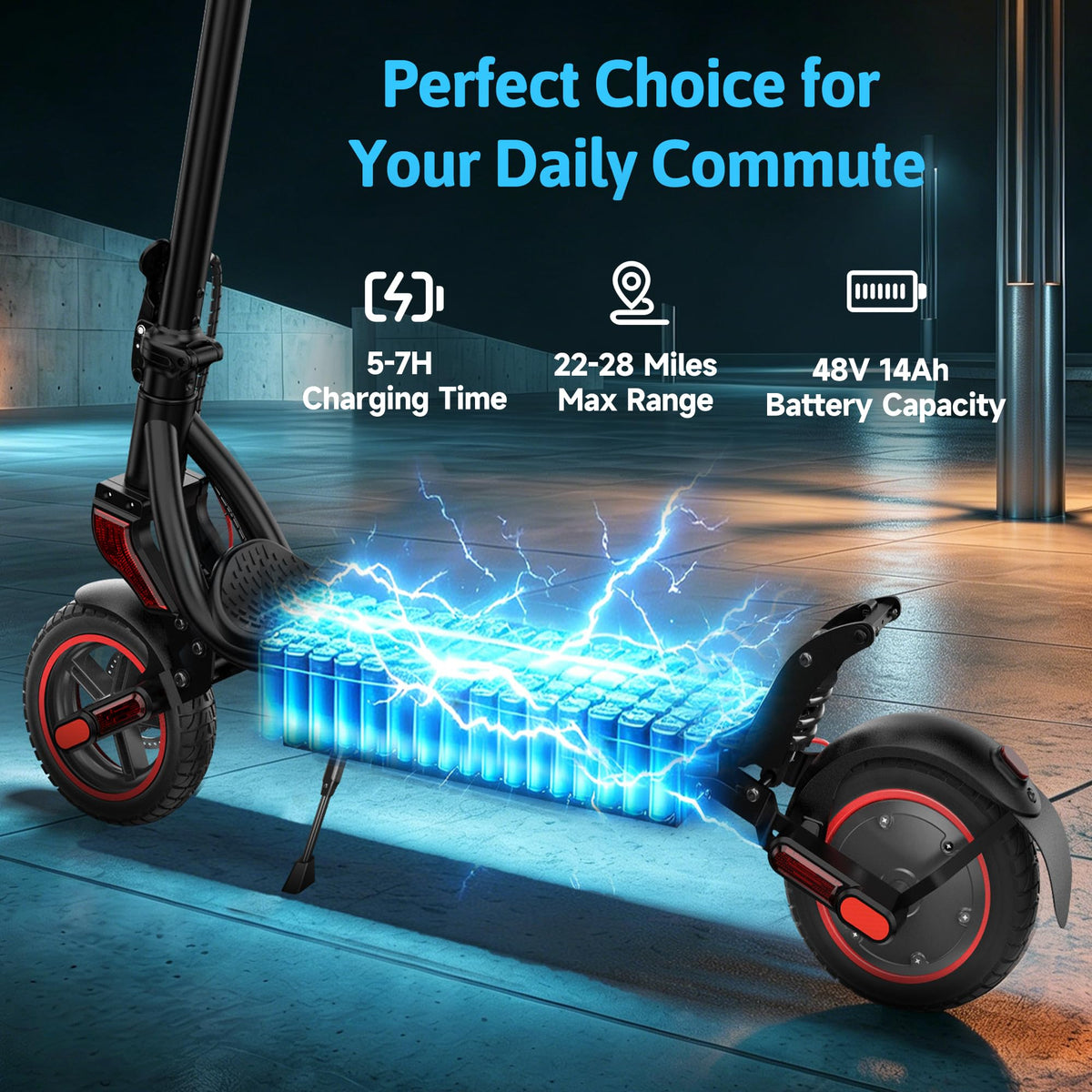 500W Electric Scooter with 10" Tires T395