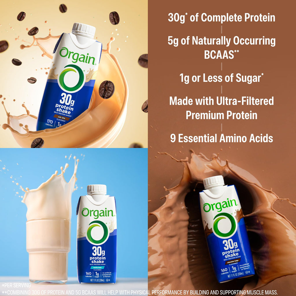 30g High Protein Dairy Shake, 5g BCAAs, 11 oz, 12pk L2192