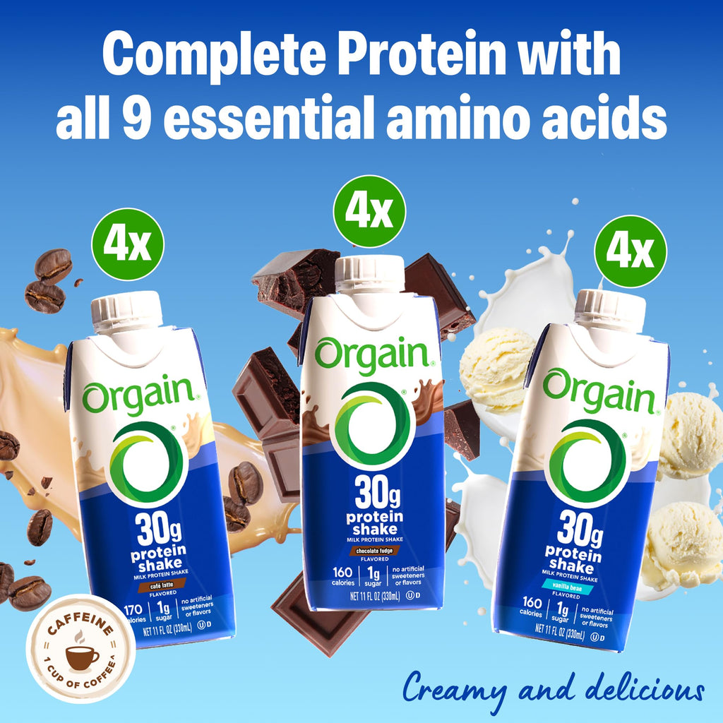 30g High Protein Dairy Shake, 5g BCAAs, 11 oz, 12pk L2192
