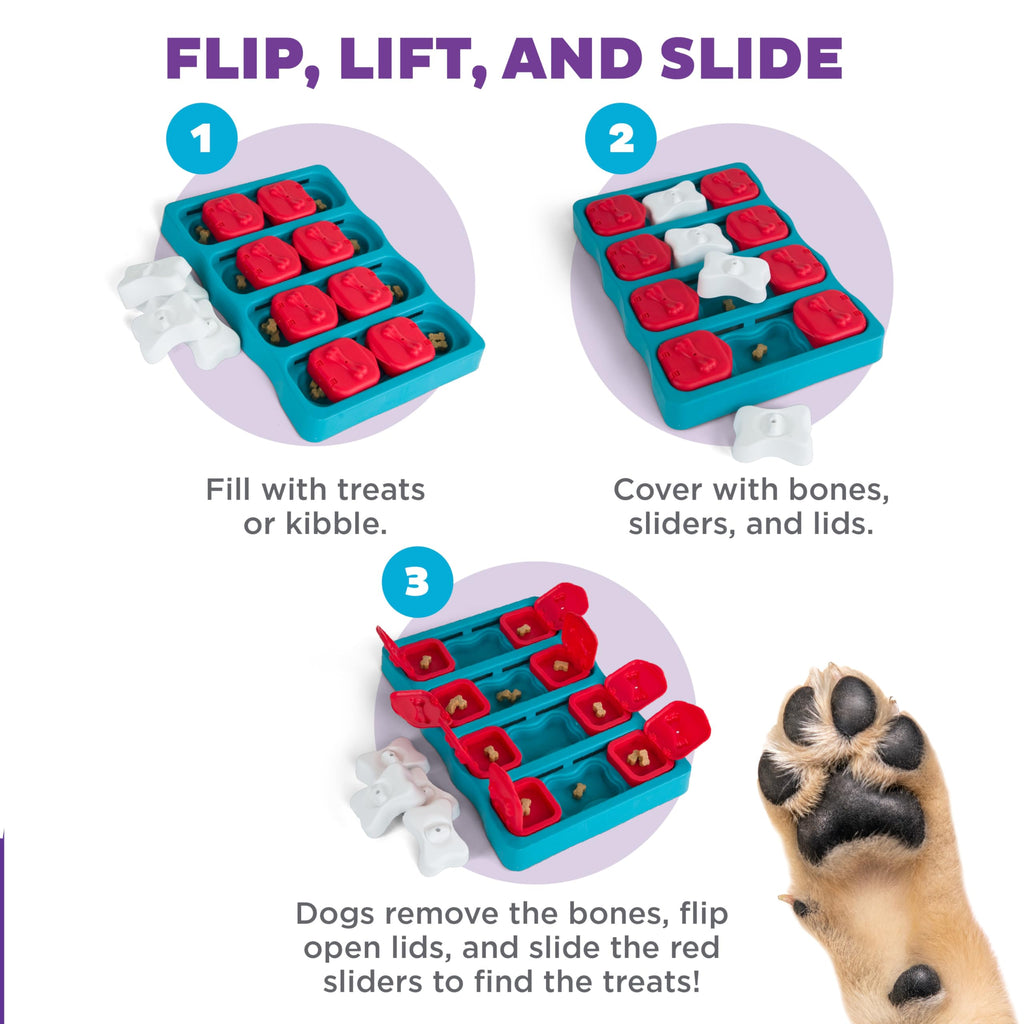 Dog Brick Dog Toy Treat Puzzle Q7537