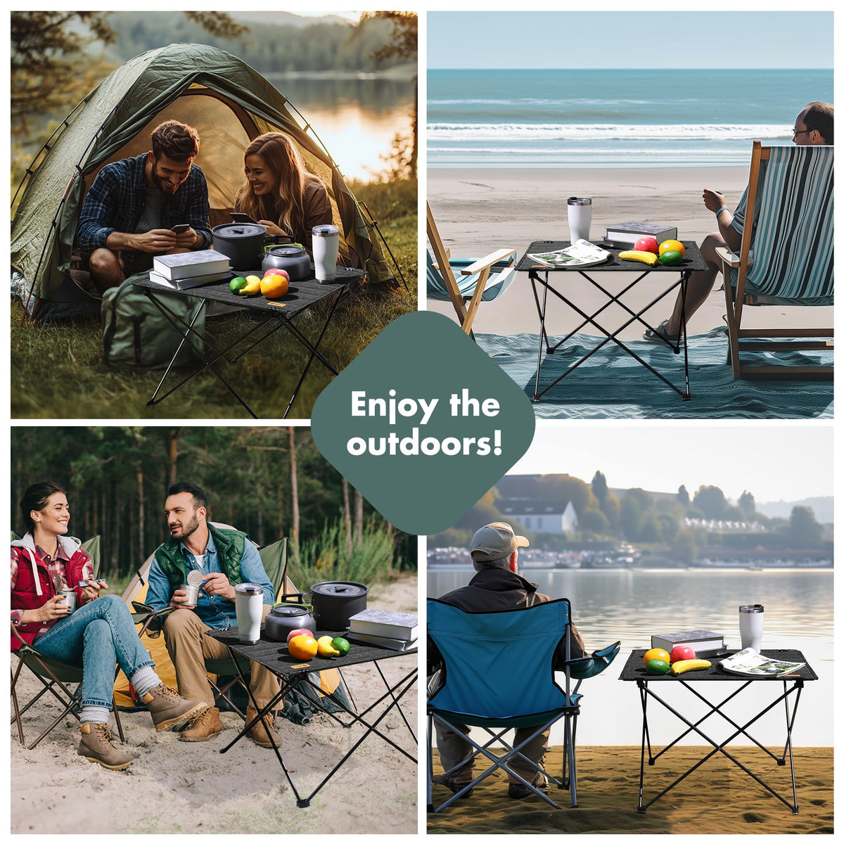Folding Camping Table with Carry Bag E383