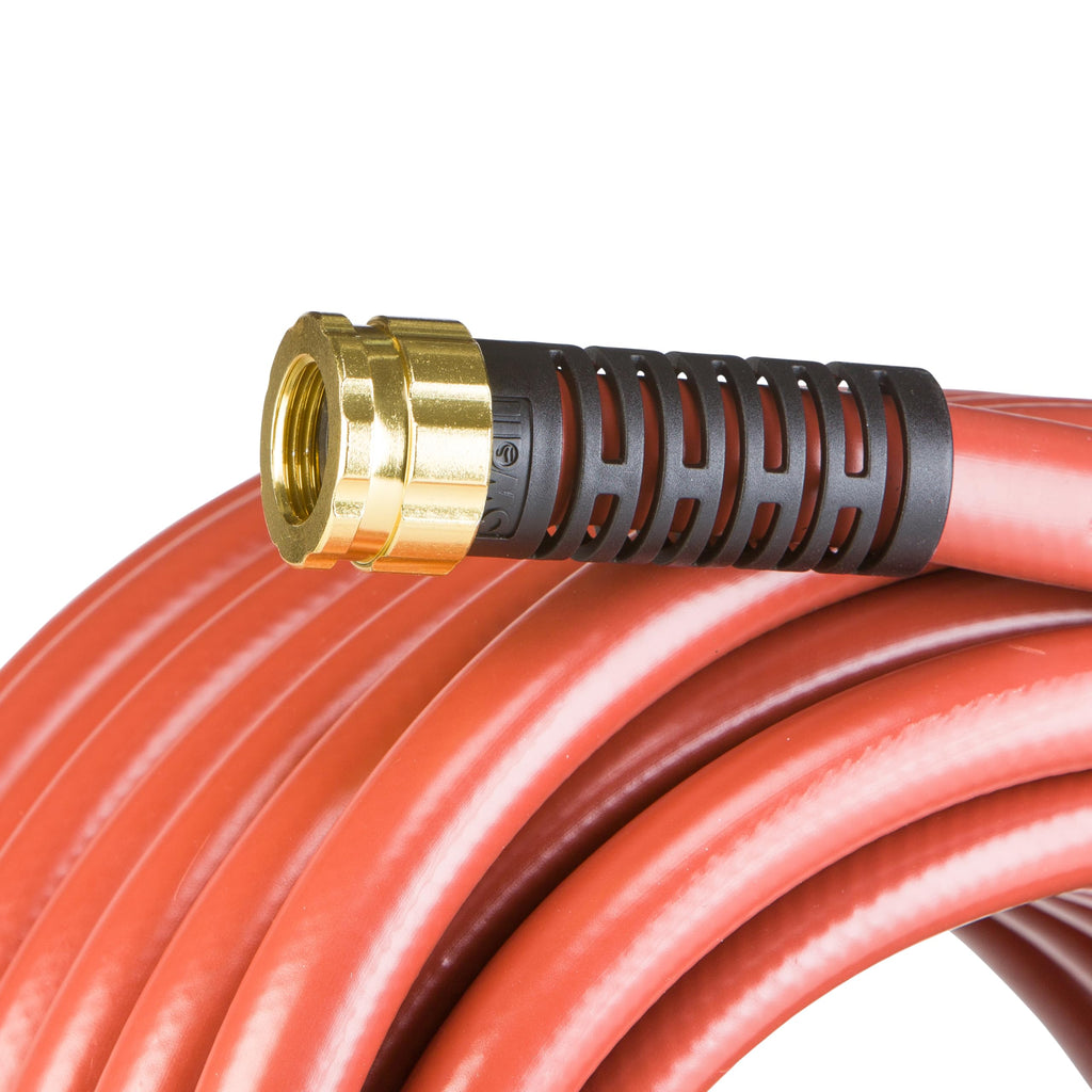 Heavy Duty Watering Hose, 100' Length, 3/4" Diameter, 400+ PSI, Red Y1945