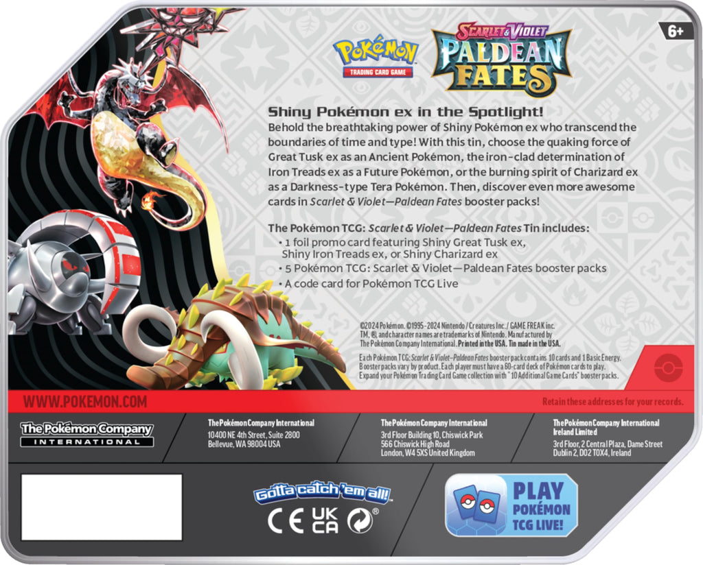 Pokemon TCG Tin G465555
