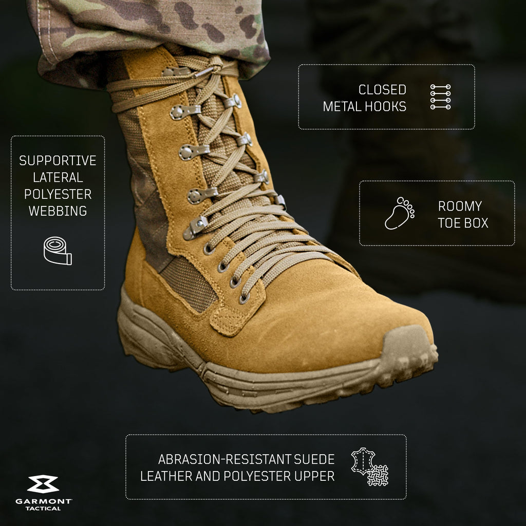 Coyote Suede Combat Boots O57244