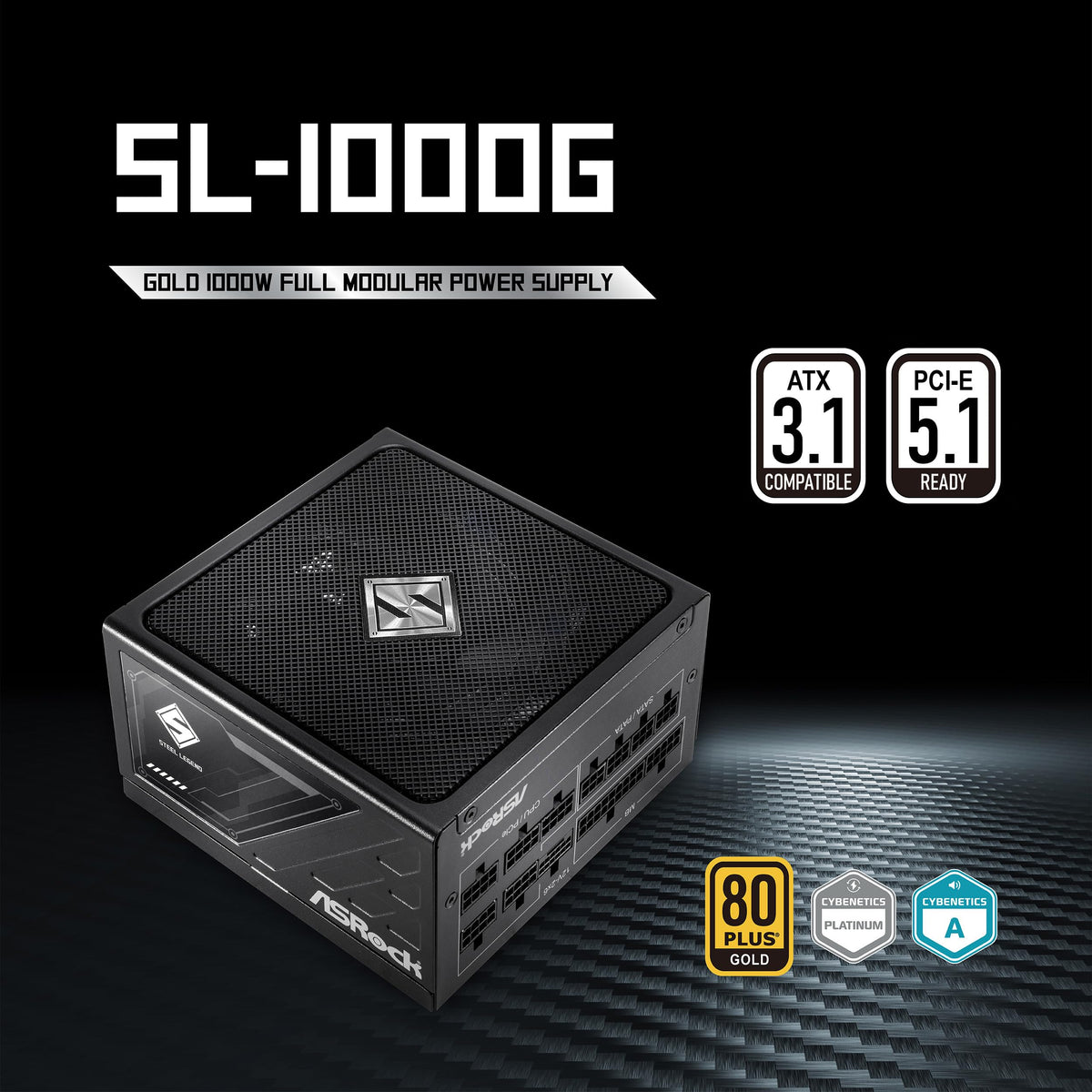 1000W 80 Plus Gold Full Modular Power Supply W614852
