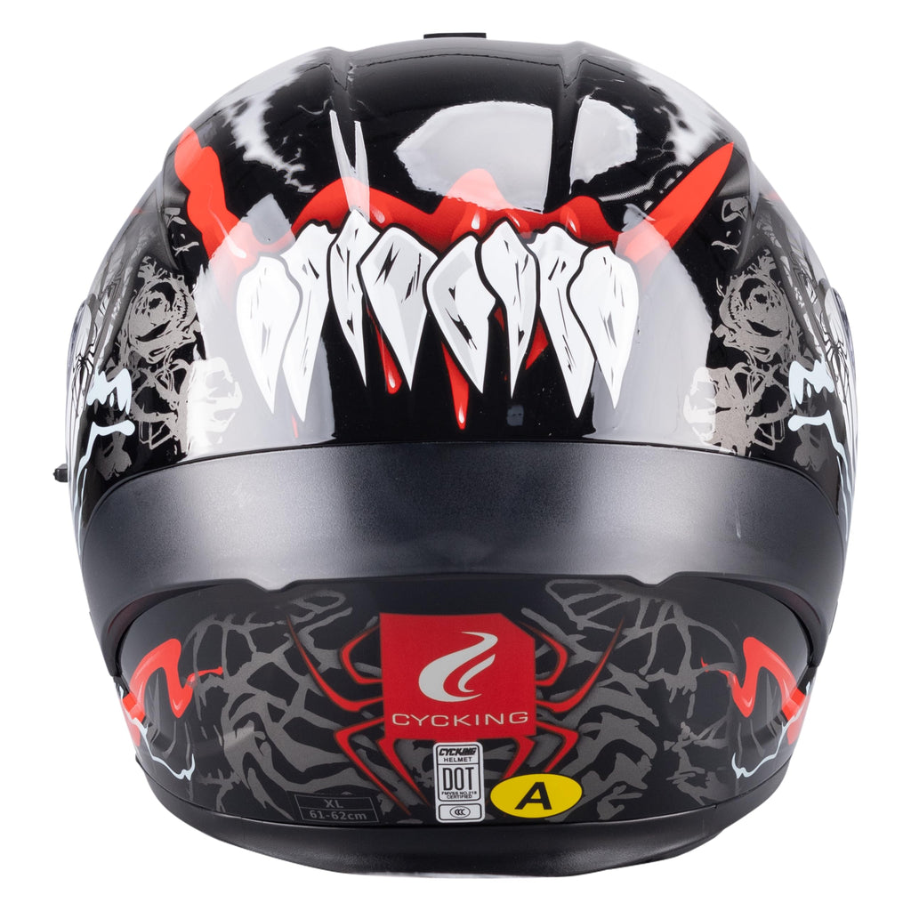 Modular Flip Up Full Face Motorcycle Helmet with Dual Visor V397
