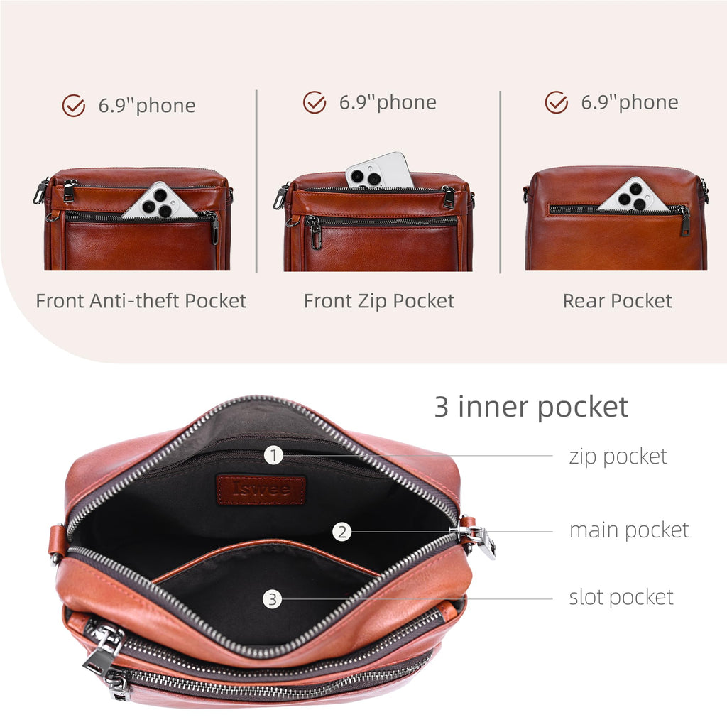 Leather Crossbody Bag X919750