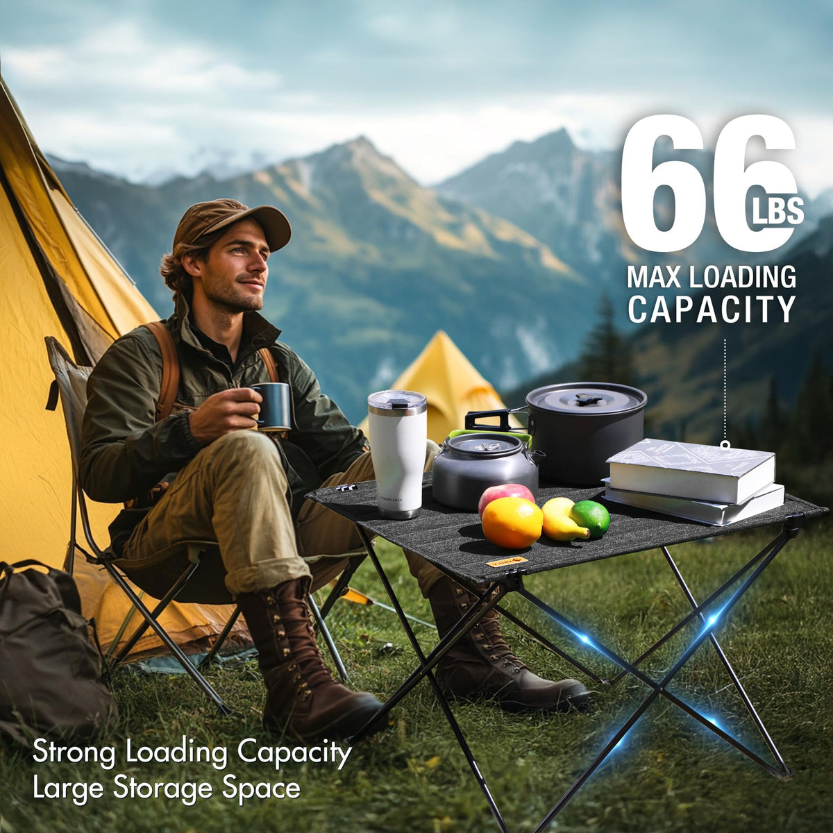 Folding Camping Table with Carry Bag E383