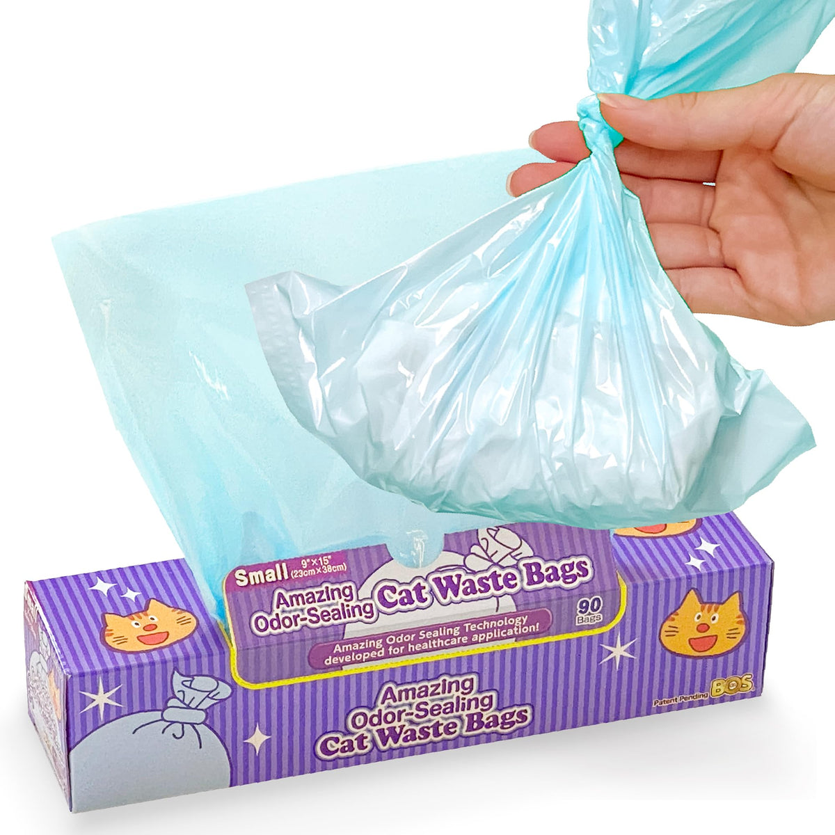 Unscented Cat Waste Bags 90 Count Z39964