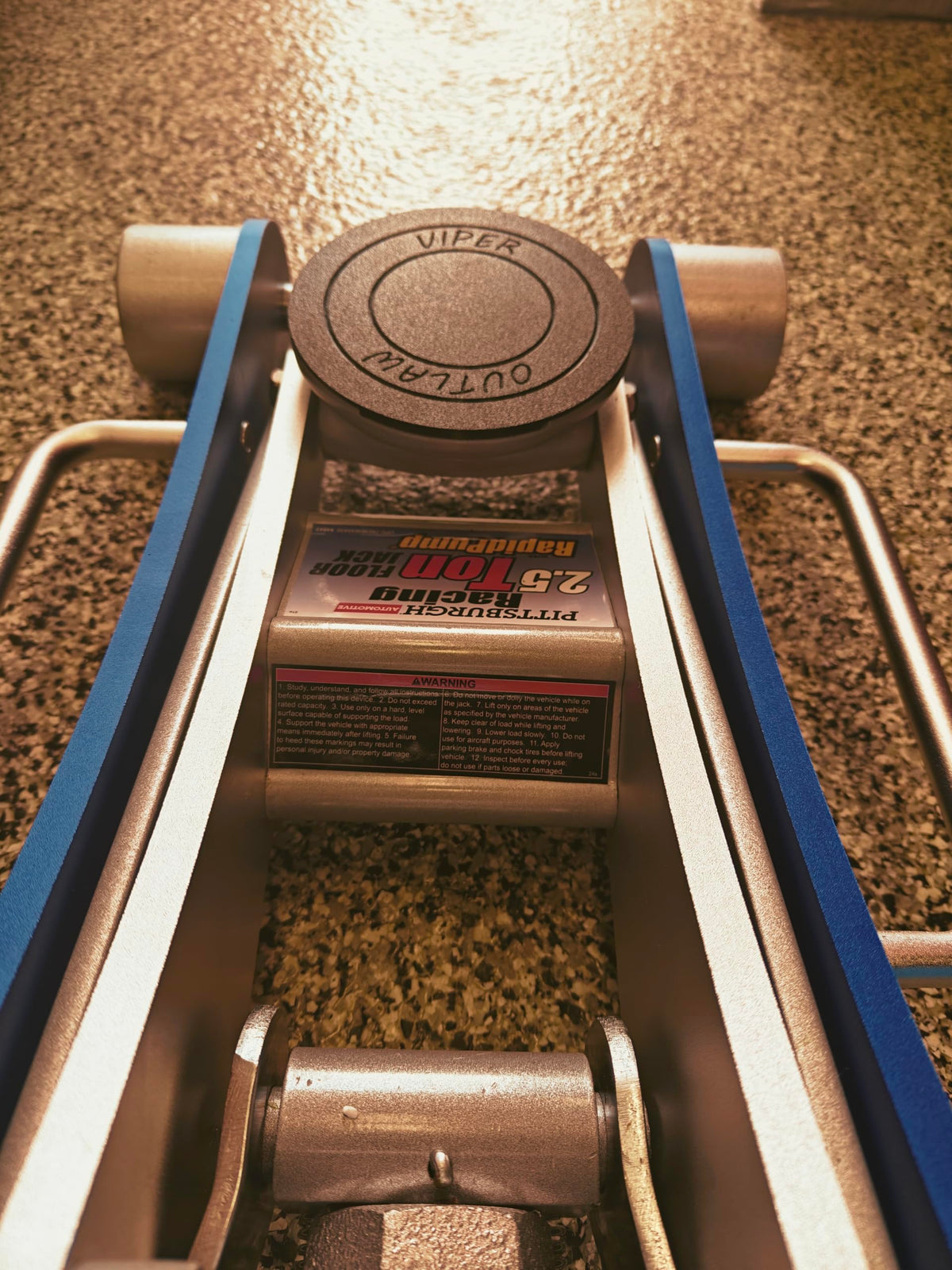 Low-Profile Aluminum Racing Floor Jack Saddle Pad C306